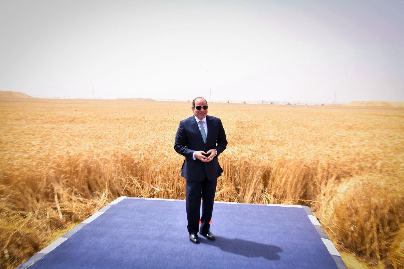 Egiptovski predsednik Abdel Fatah al Sisi odprl projekt Nova delta
