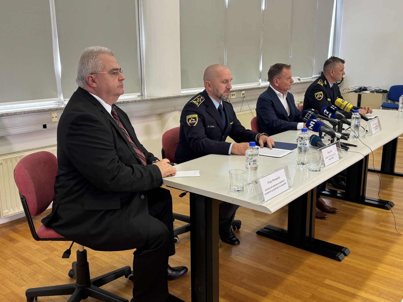 Tiskovna konferenca policije