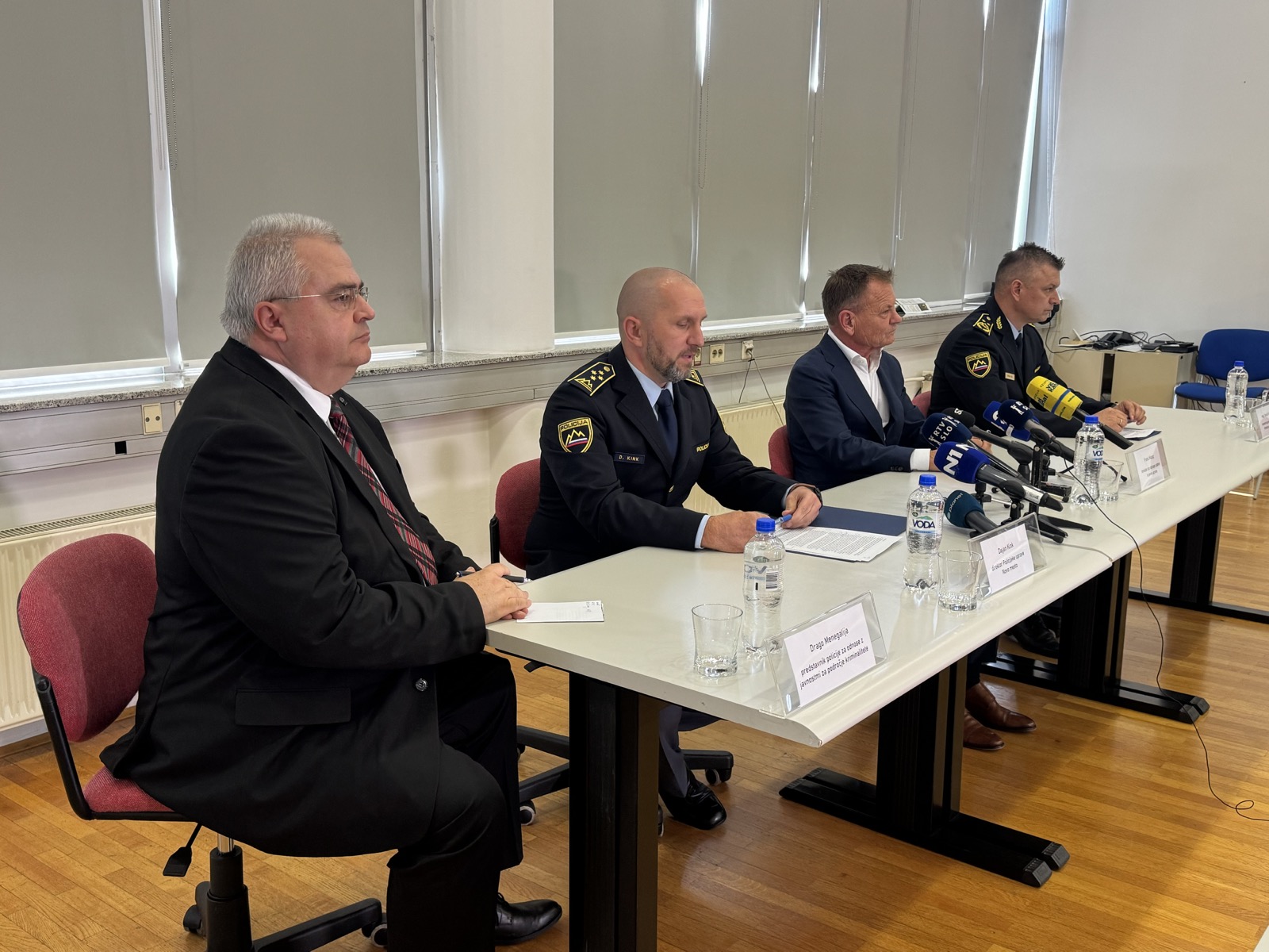 Tiskovna konferenca policije