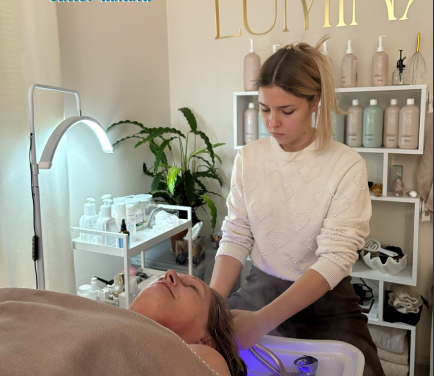 Head spa v salonu Lumina Spa