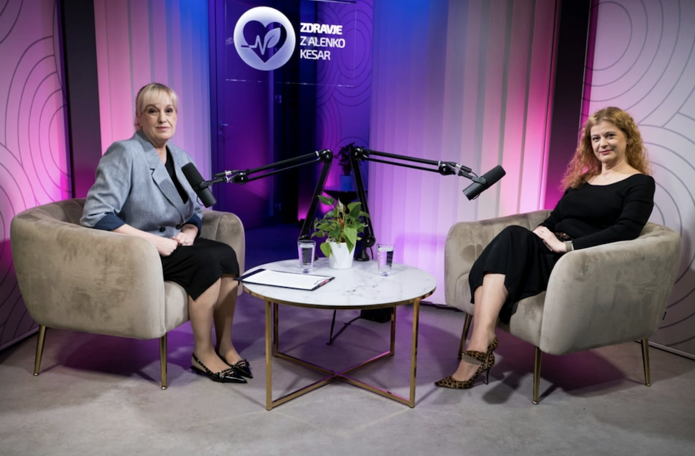 Alenka Kesar in dr Petra Meglič