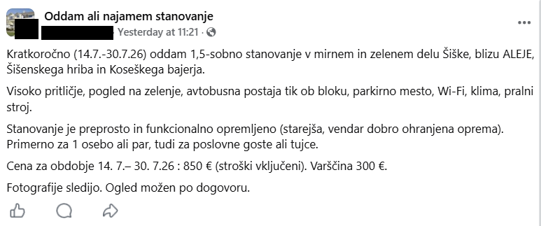 Najem stanovanja