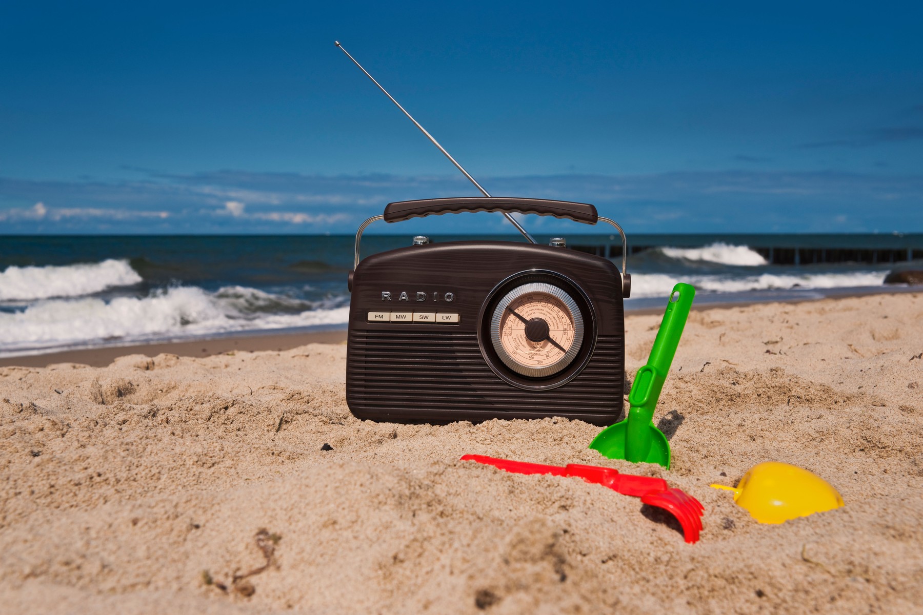 plaža, radio