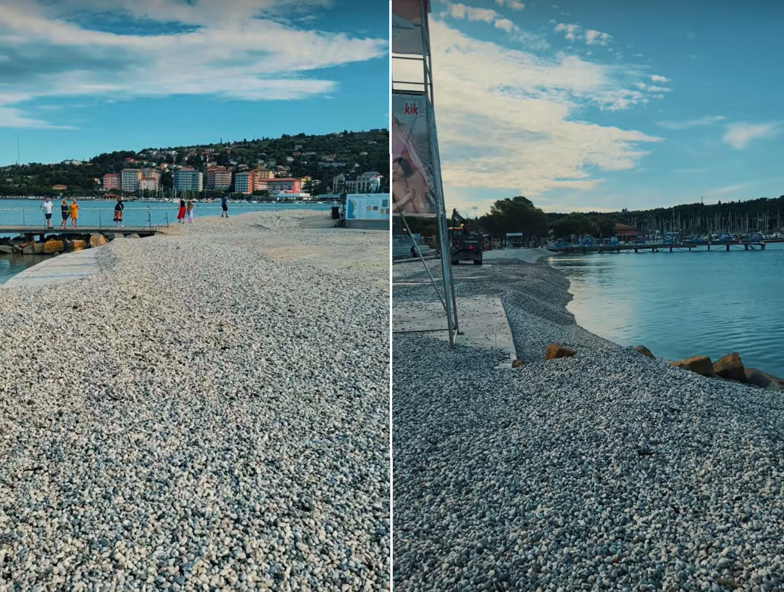 Posledice neurja v Portorožu