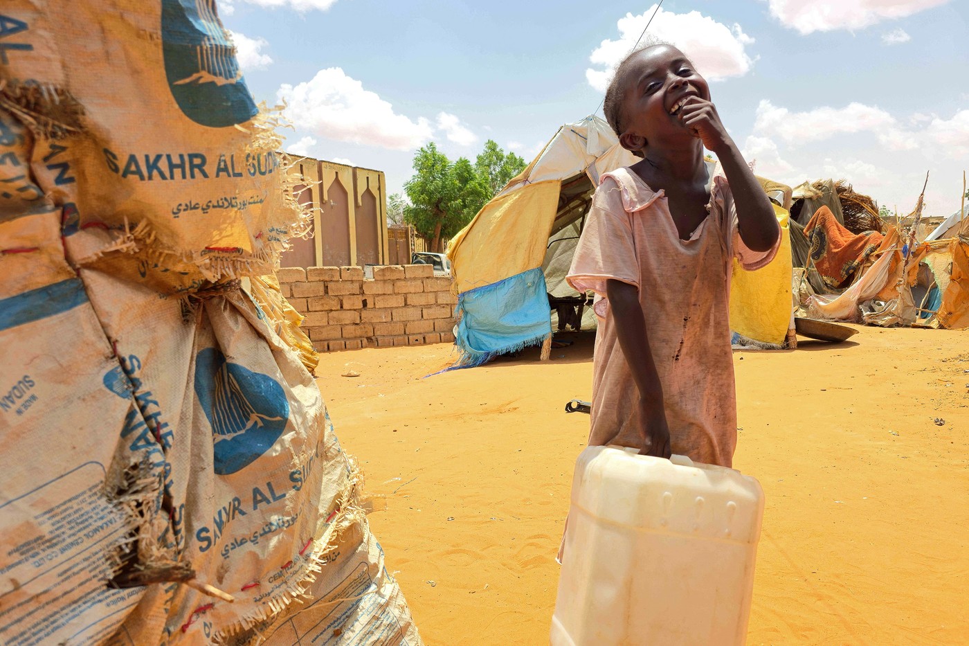 Sudanska deklica v enem od begunskih raborišč v El Obeidu