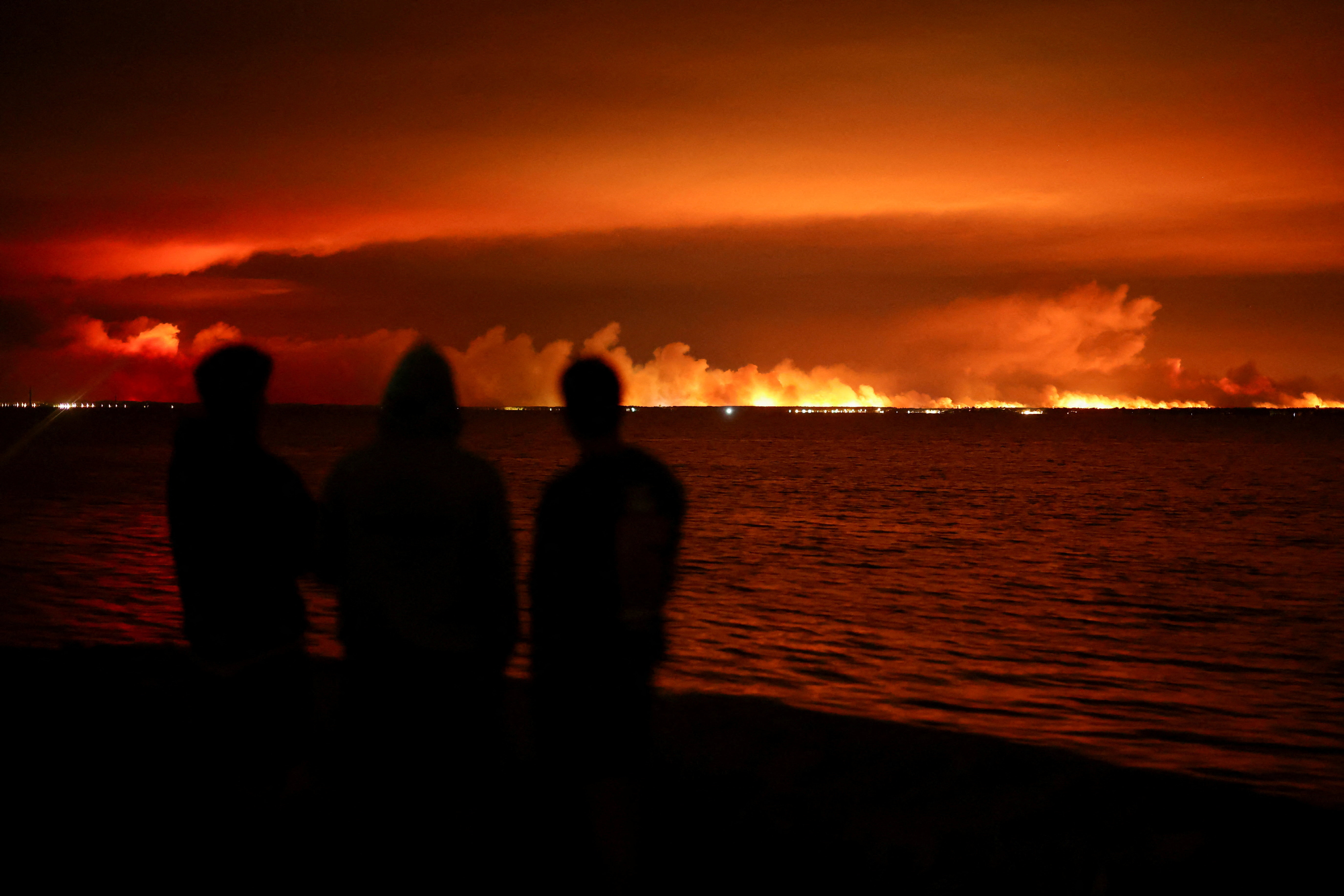 Gozdni požar v Lège-Cap Ferret