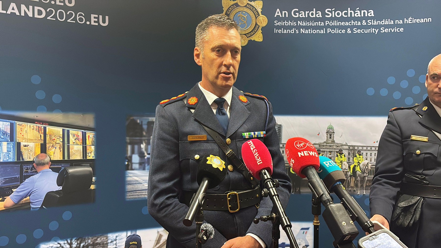 načelnik irske policije Justin Kelly