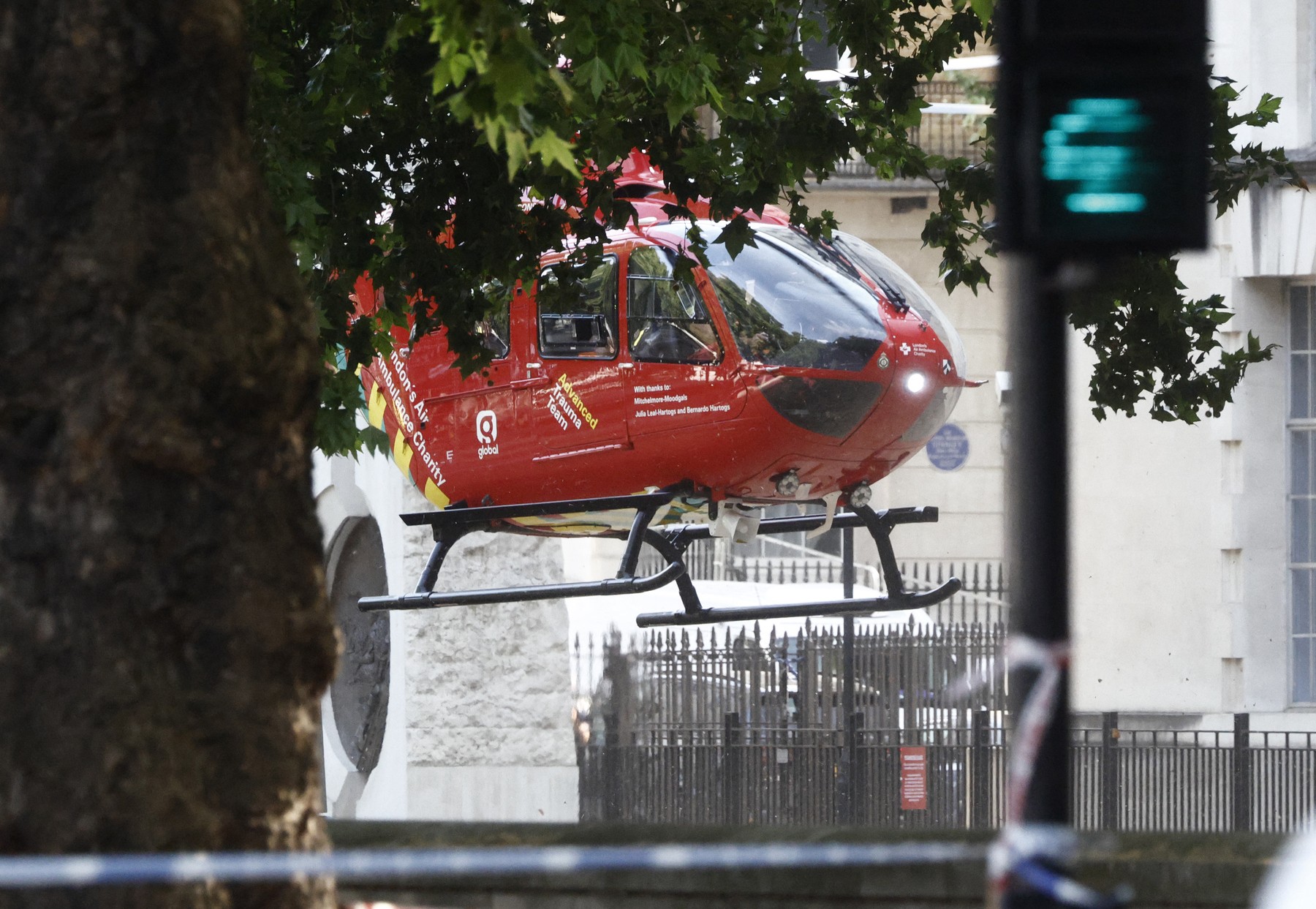 nesreča policijskega čolna v Londonu