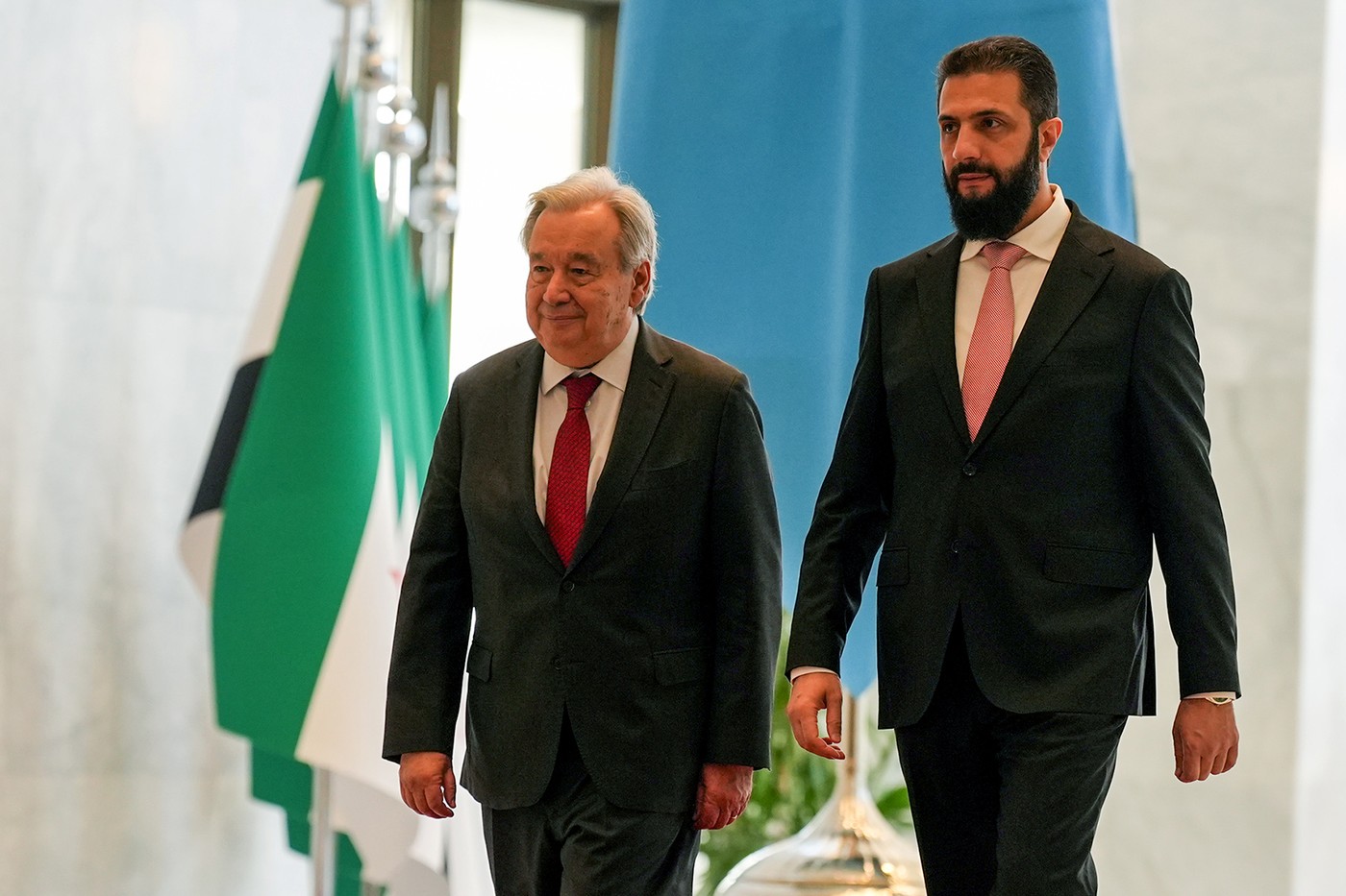Antonio Guterres in Ahmed al Šara