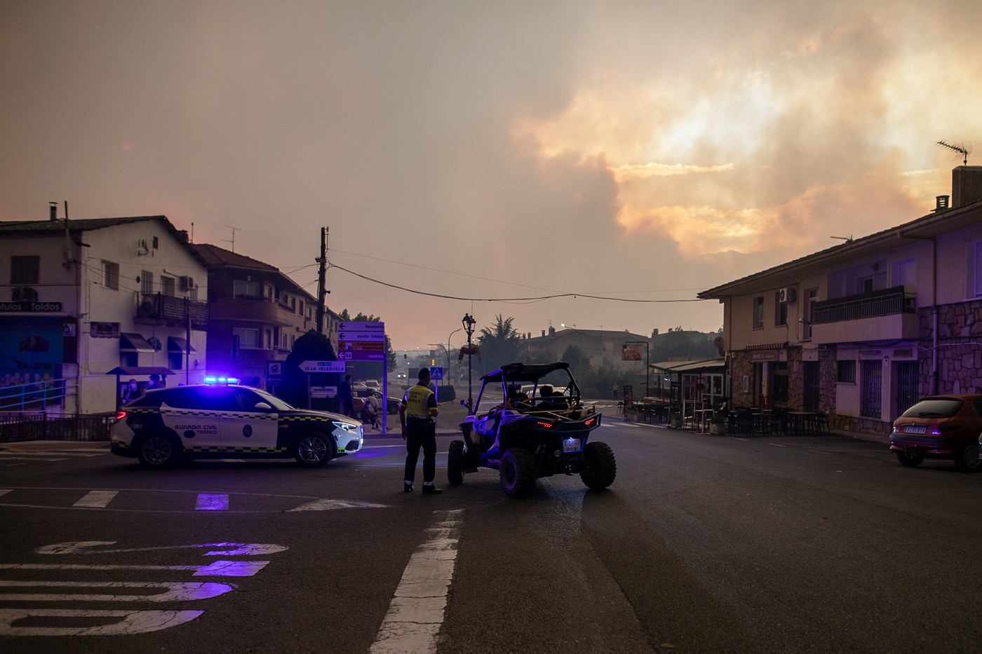 Požar v mestu La Adrada v španski provinci Avila