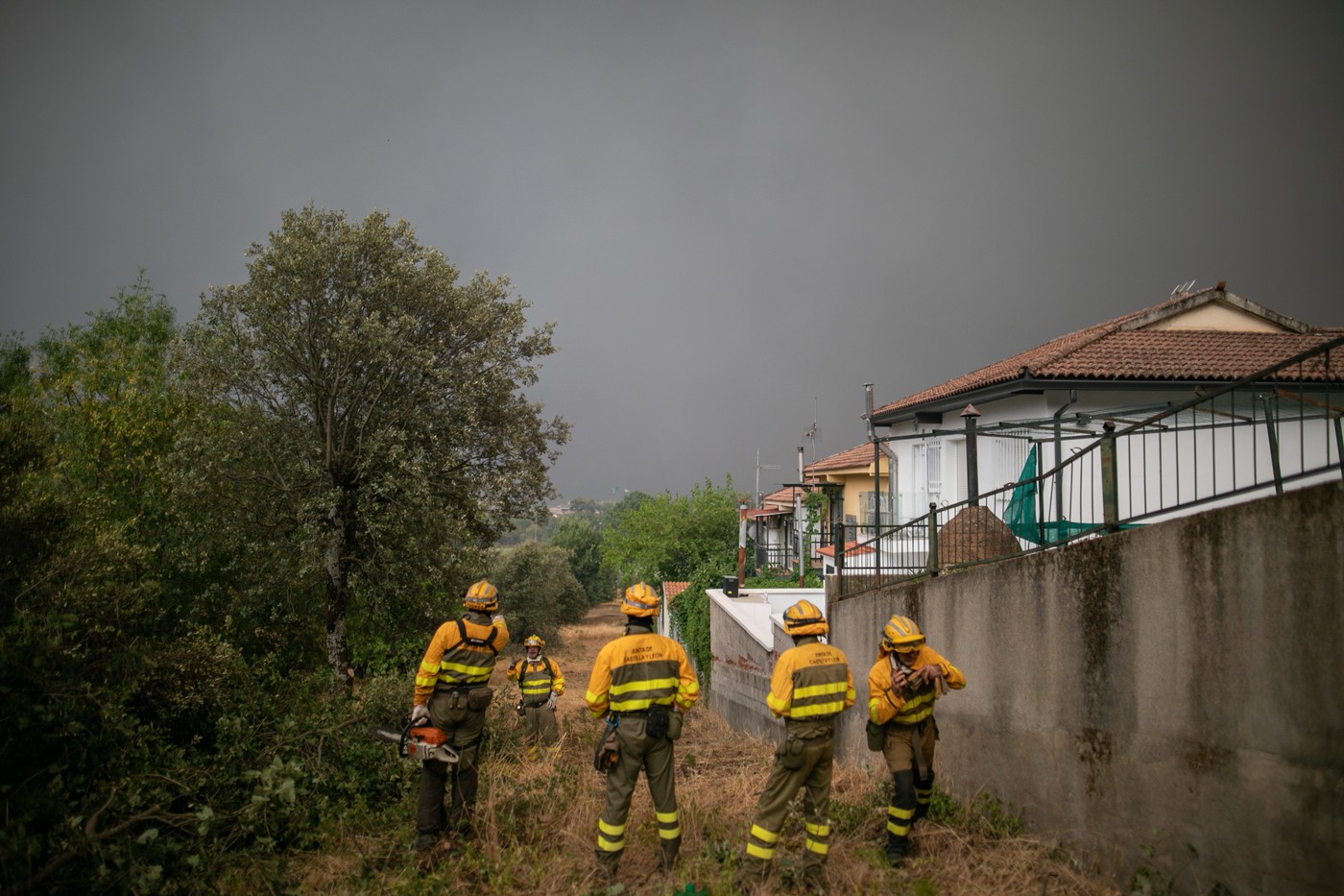 Požar v mestu La Adrada v španski provinci Avila