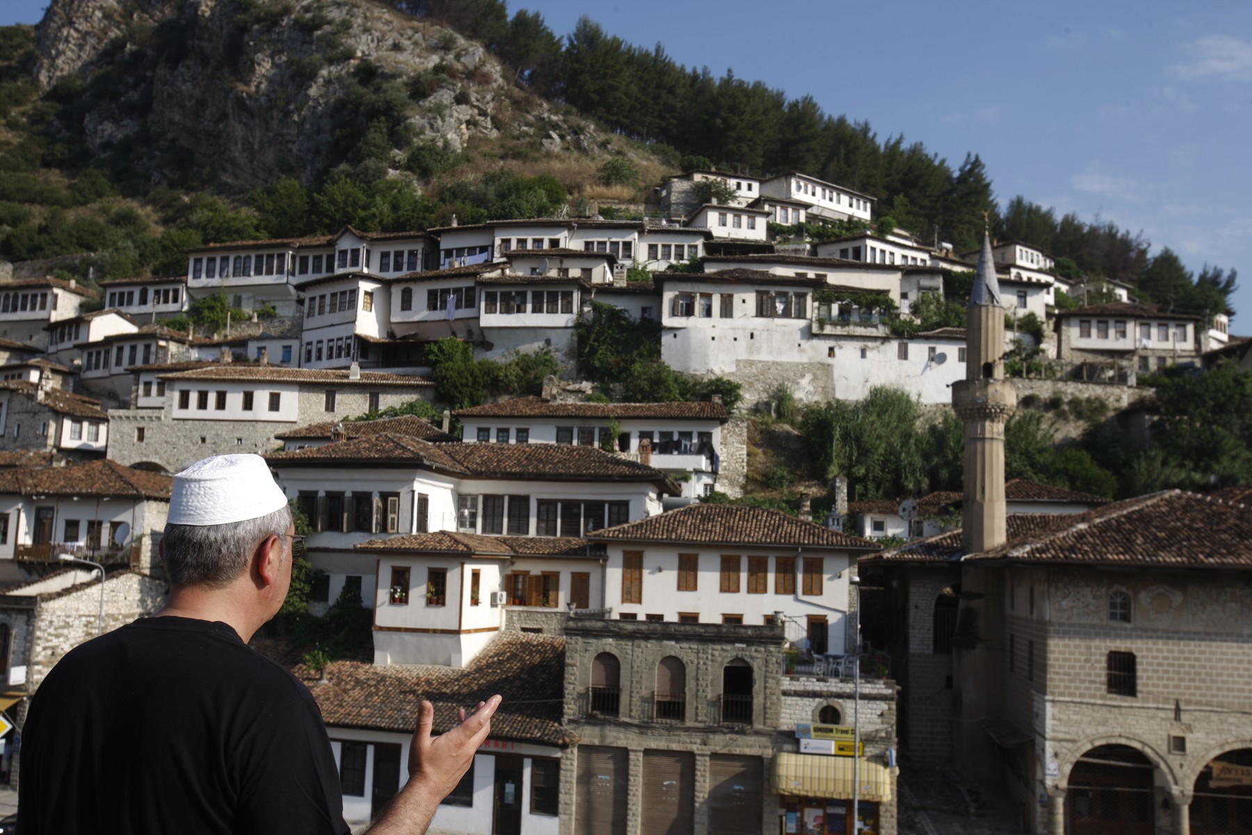 Mesto Berat v Albaniji