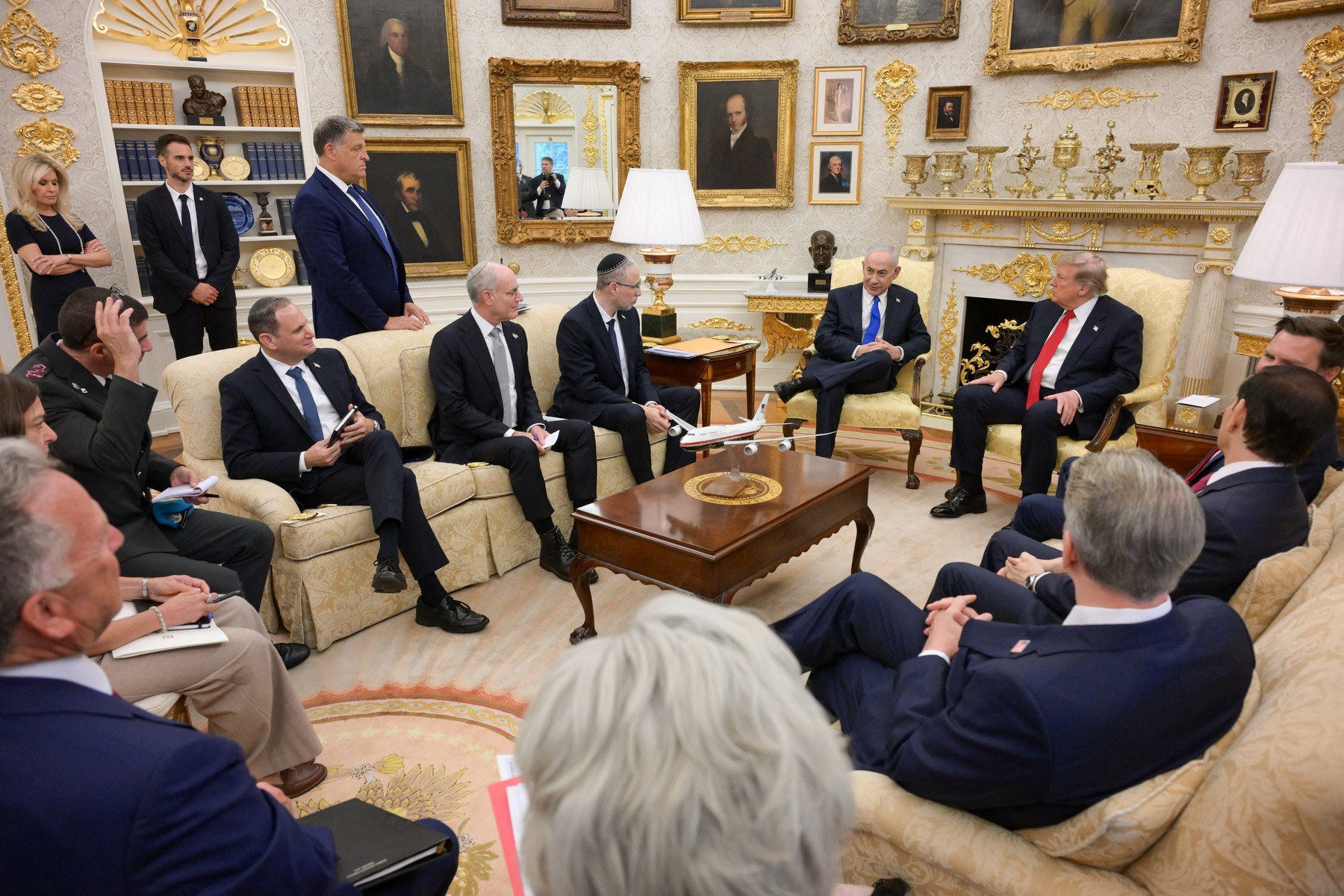Donald Trump in Benjamin Netanjahu