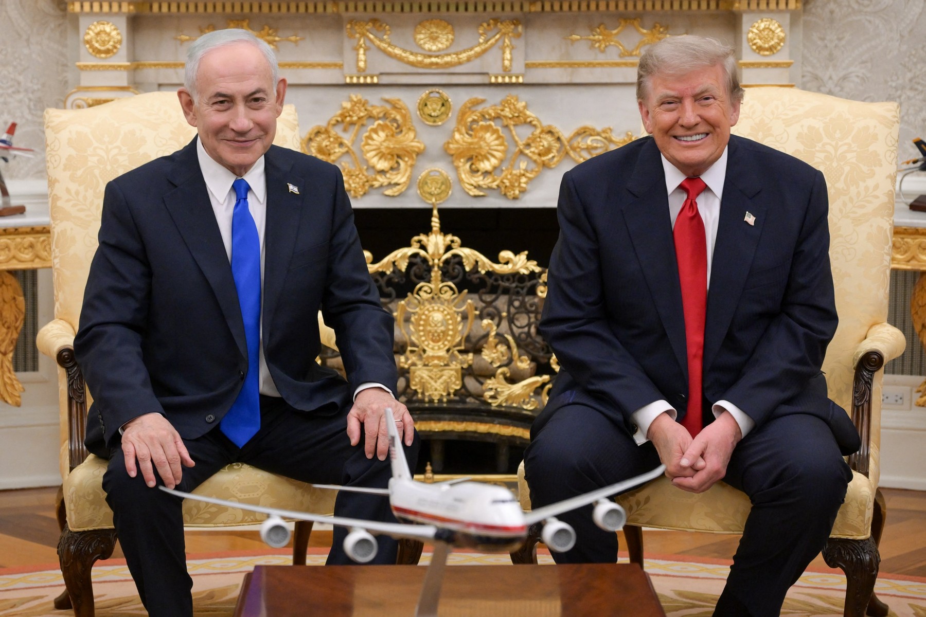 Benjamin Netanjahu in Donald Trump