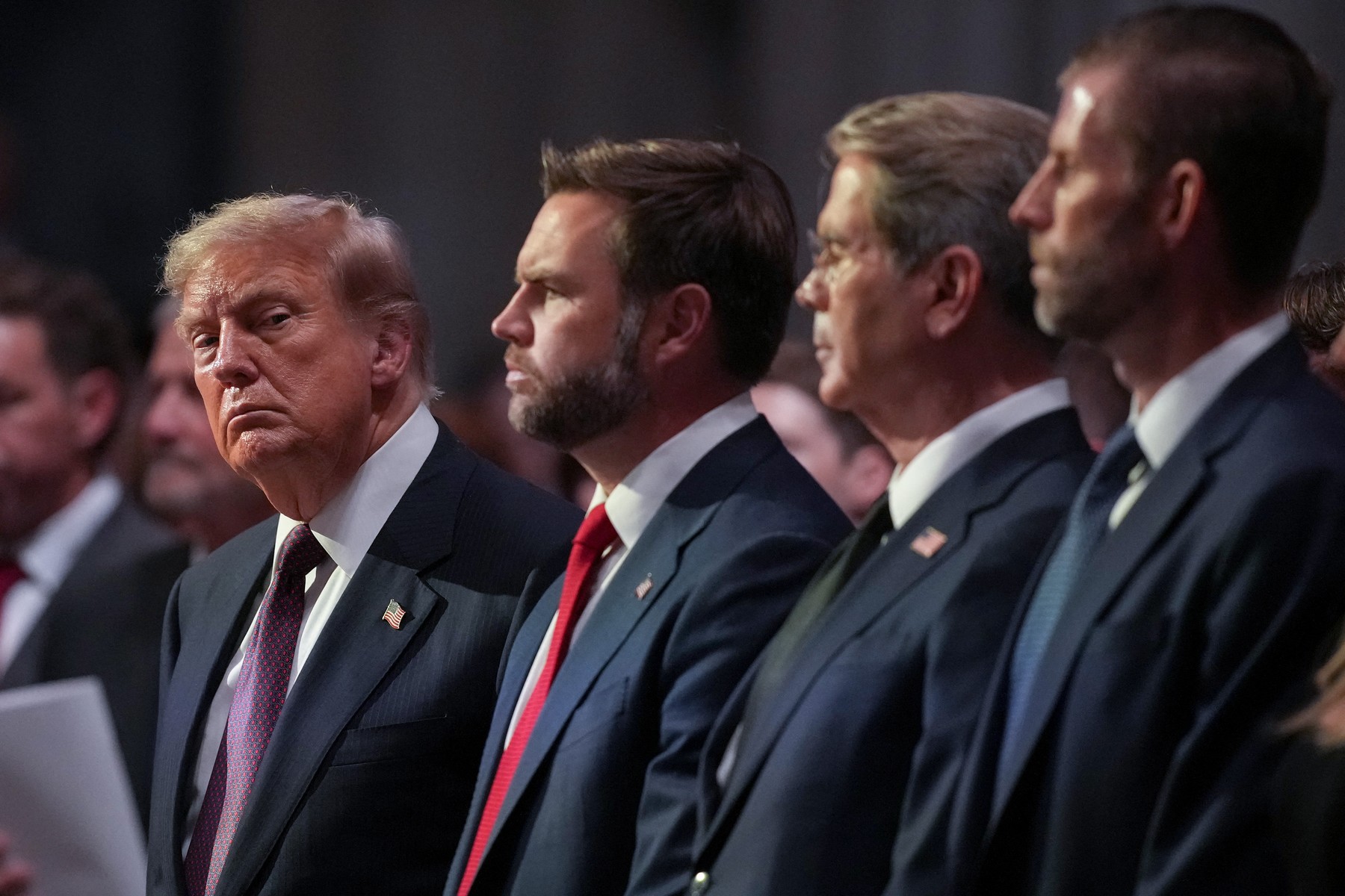 Donald trump na pogrebu Lindseyja Grahama
