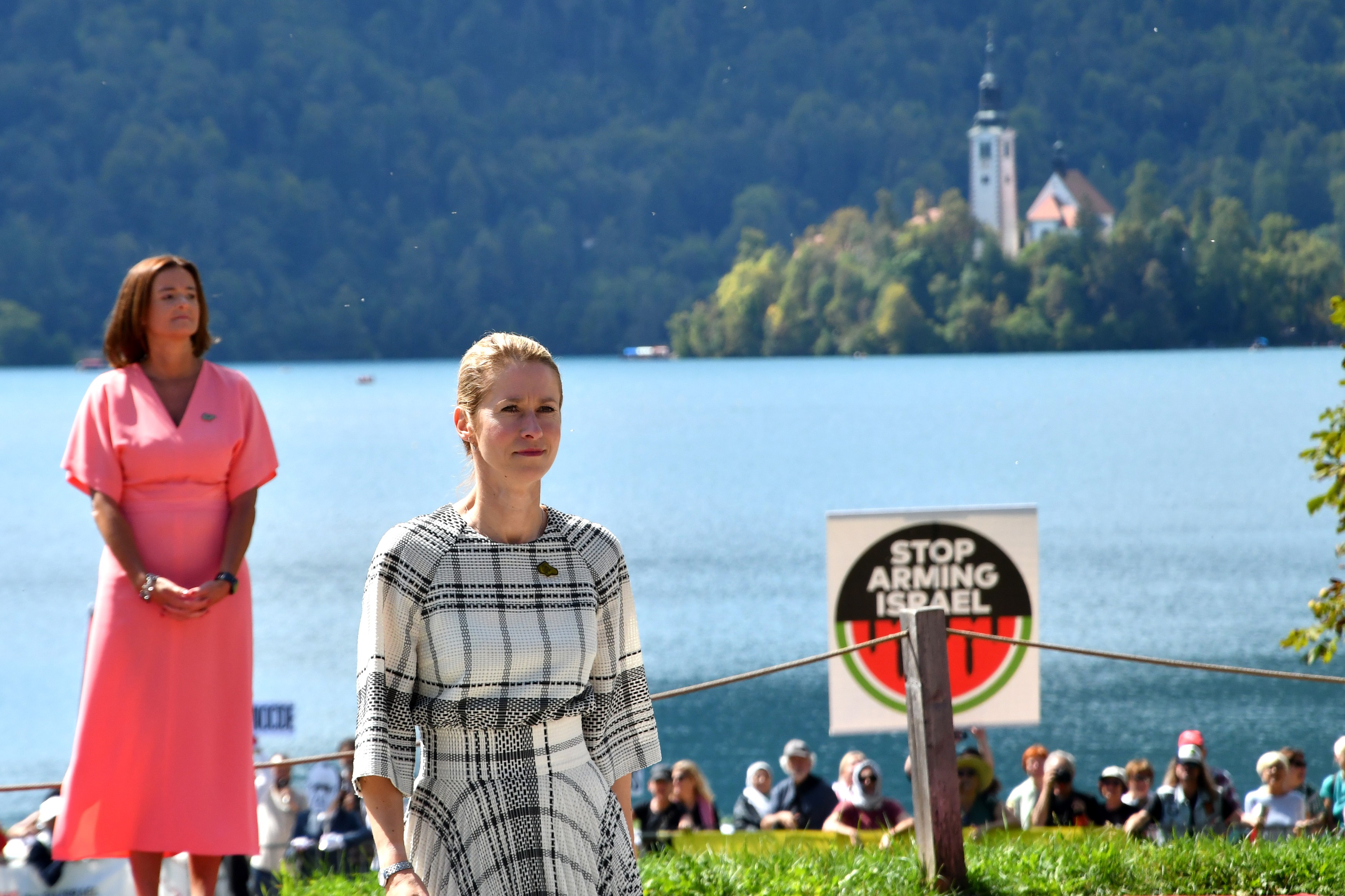 Tanja Fajon in Kaja Kallas na Strateškem forumu Bled, september 2025