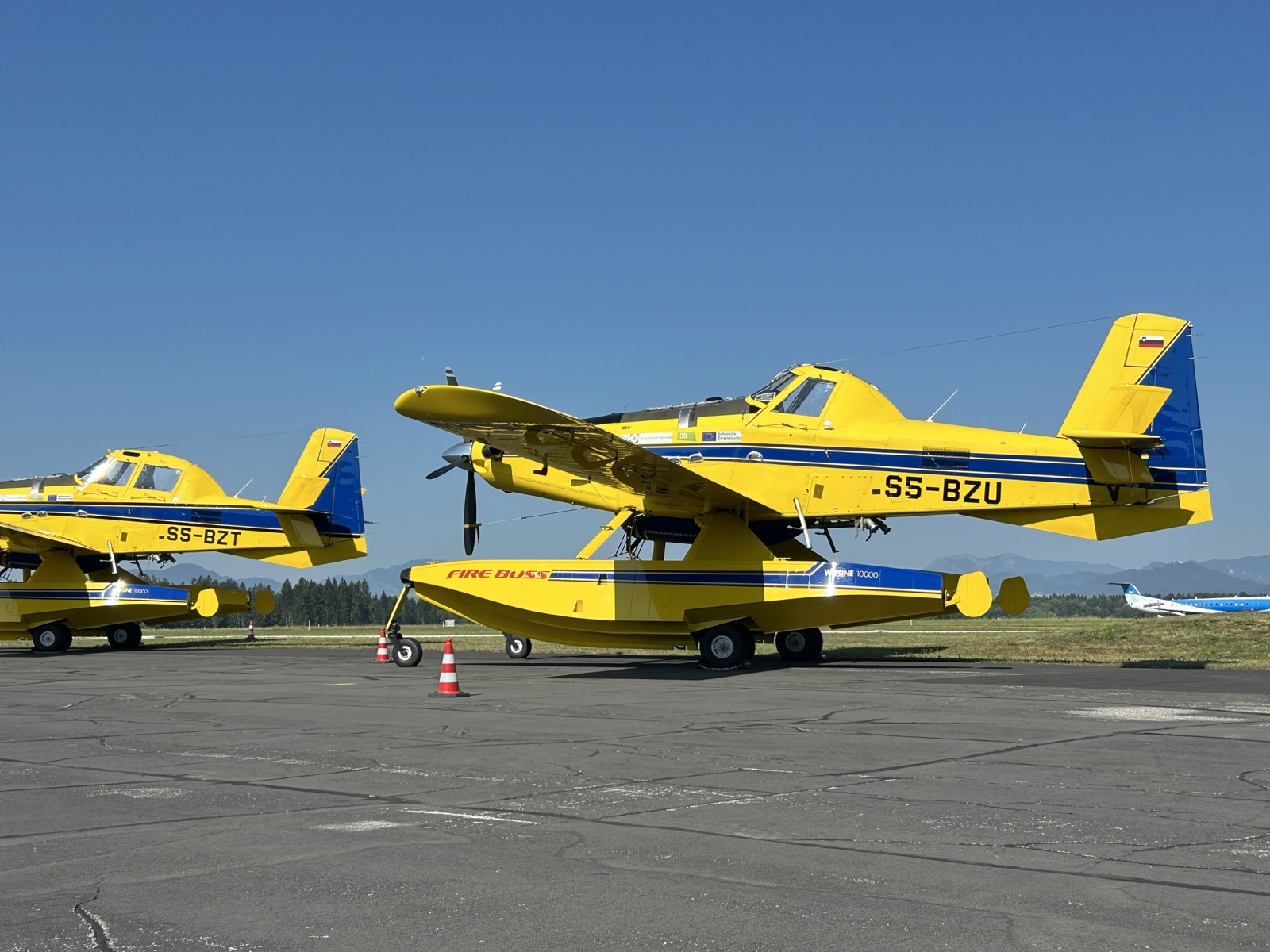 Letala za gašenje požarov air tractor