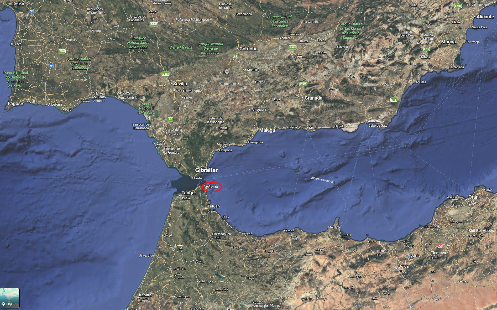 Ceuta, Španija