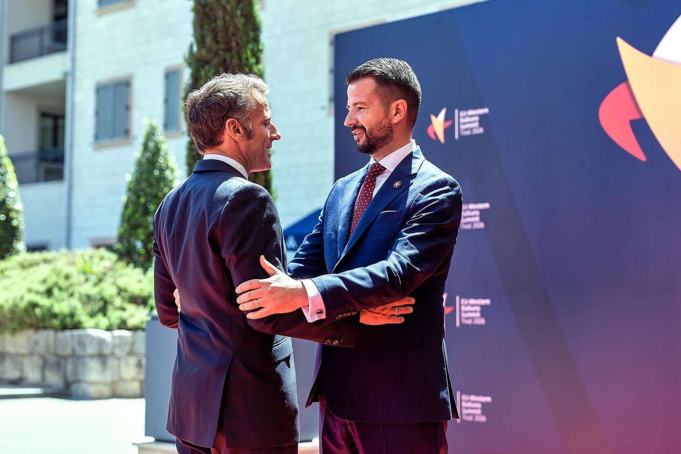 Emmanuel Macron in Jakov Milatović