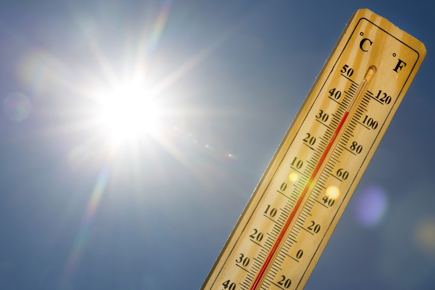 sonce termometer vročina