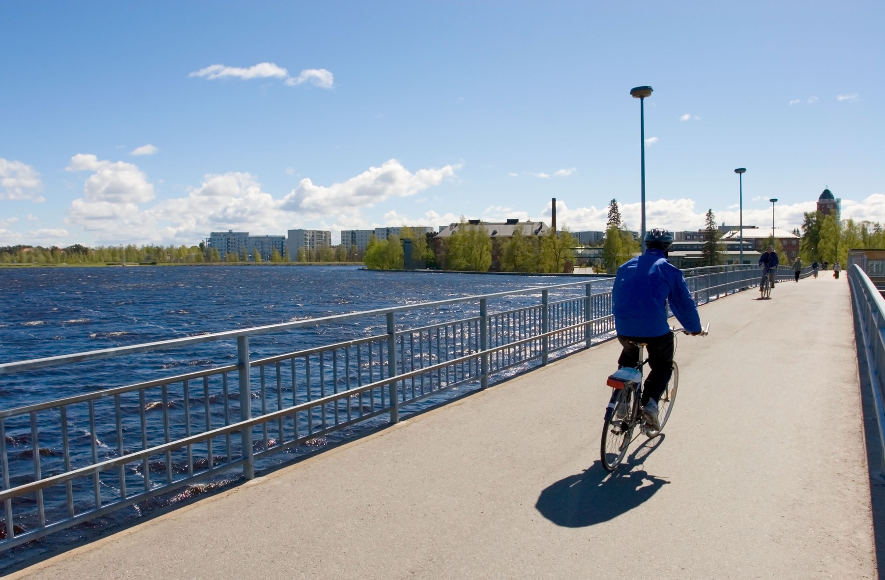 Prizor iz finskega mesta Oulu