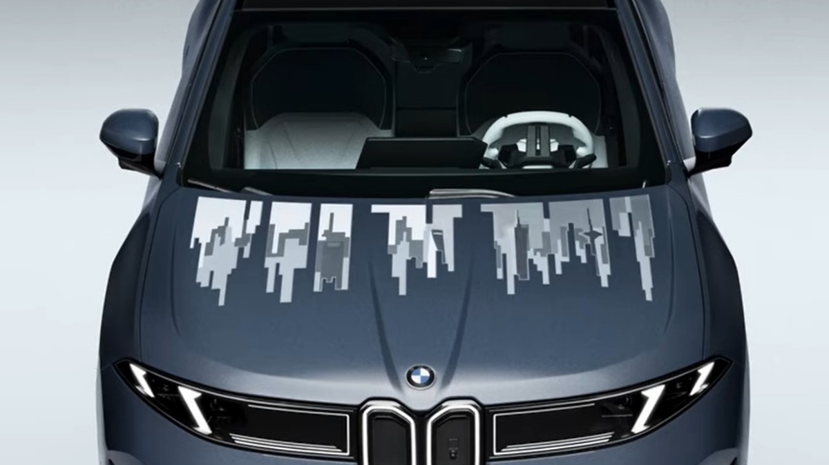 BMW iX3 Flow Edition, E ink tehnologija, ki omogoča spreminjanje barve karoserije