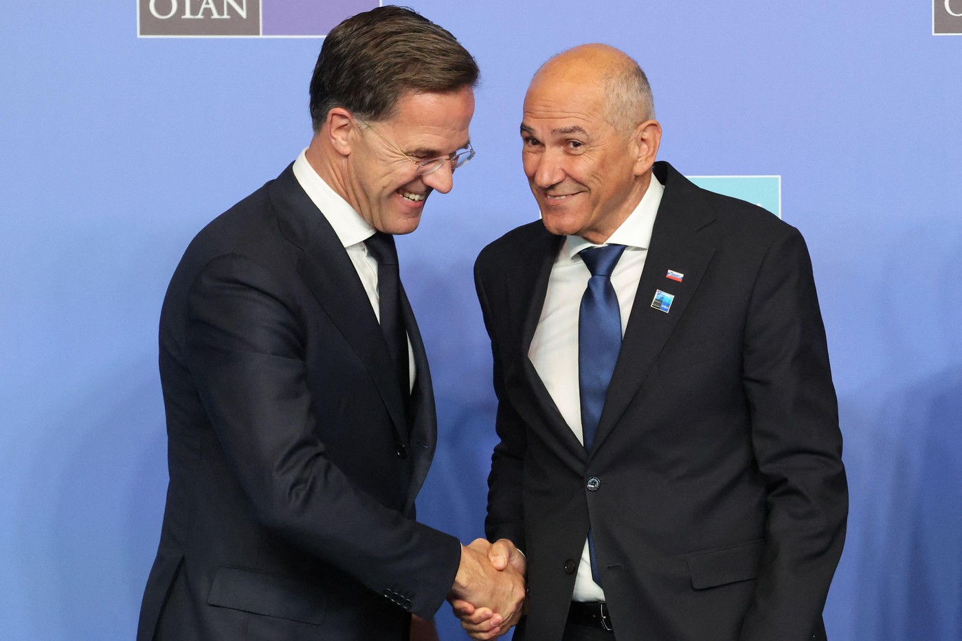 Janez Janša in Mark Rutte, vrh Nata v Ankari