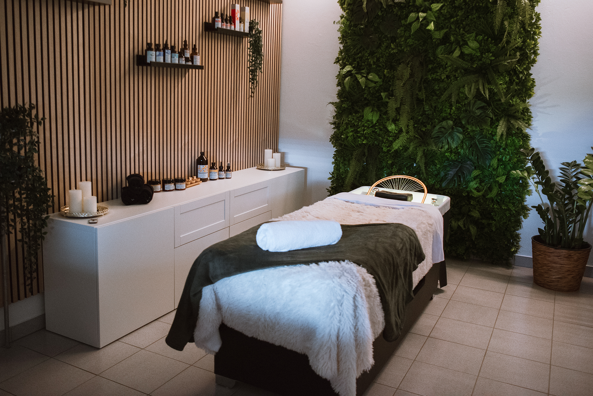 Head spa v salonu Glow Room