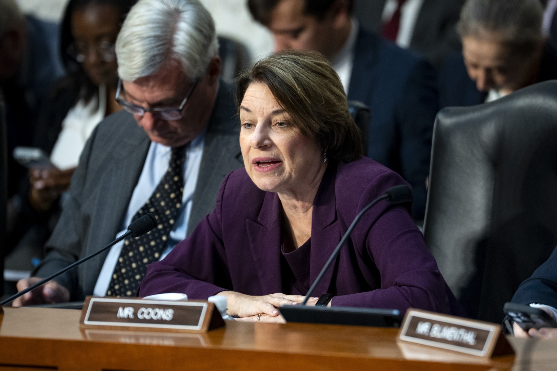 Ameriška zvezna senatorka Amy Klobuchar