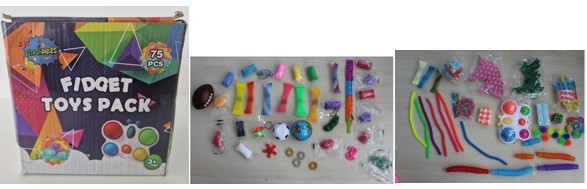 Odpoklic izdelka Fidget Toys Pack (75 kosov)