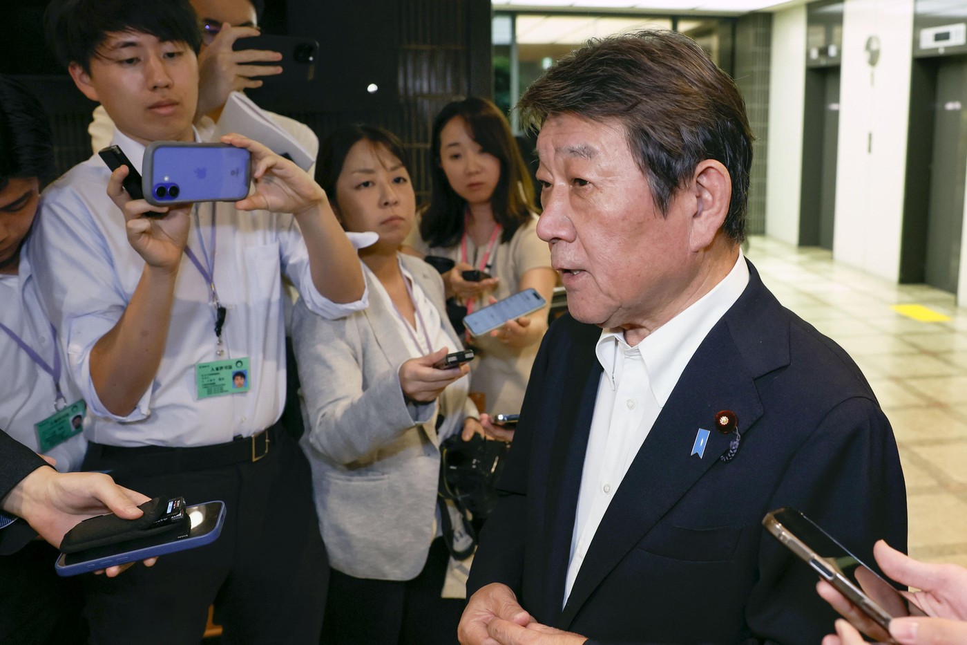Japonski zunanji minister Toshimitsu Motegi
