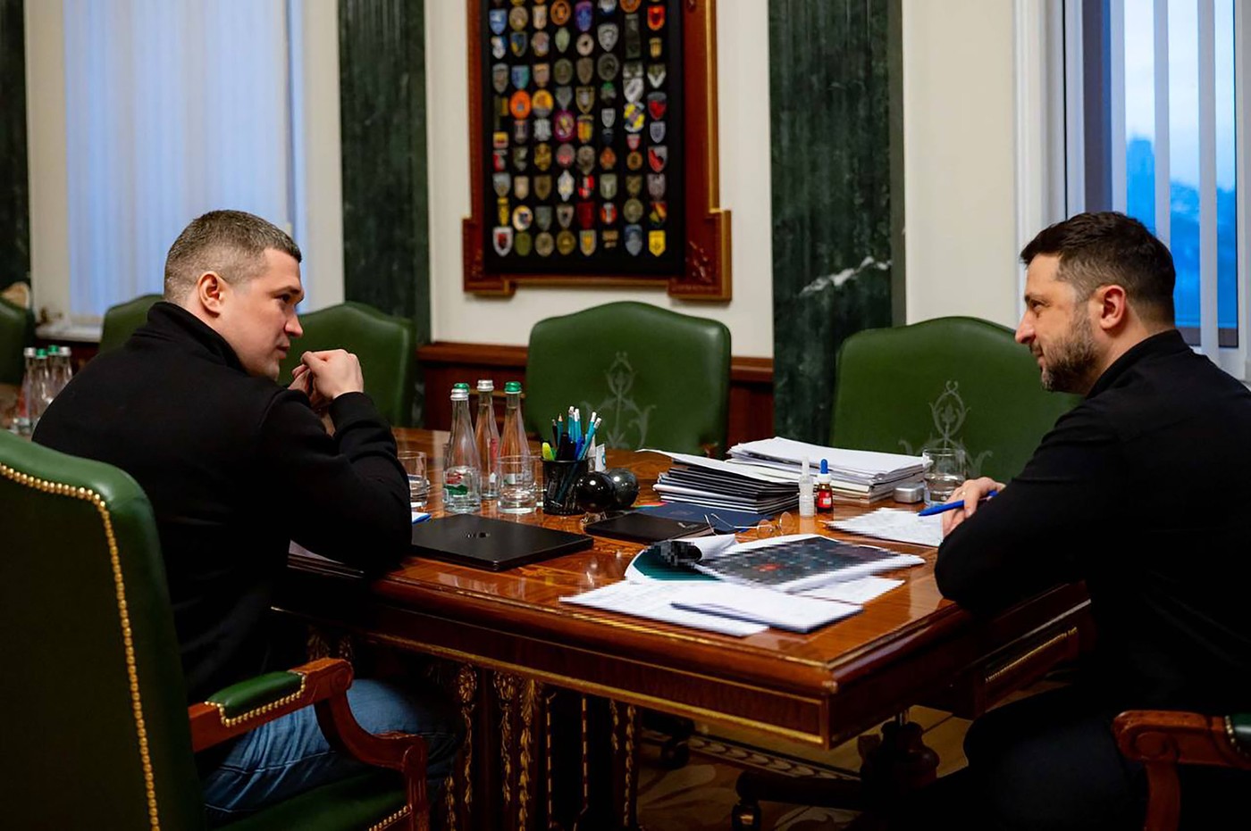 Volodimir Zelenski in Mihajlo Fedorov