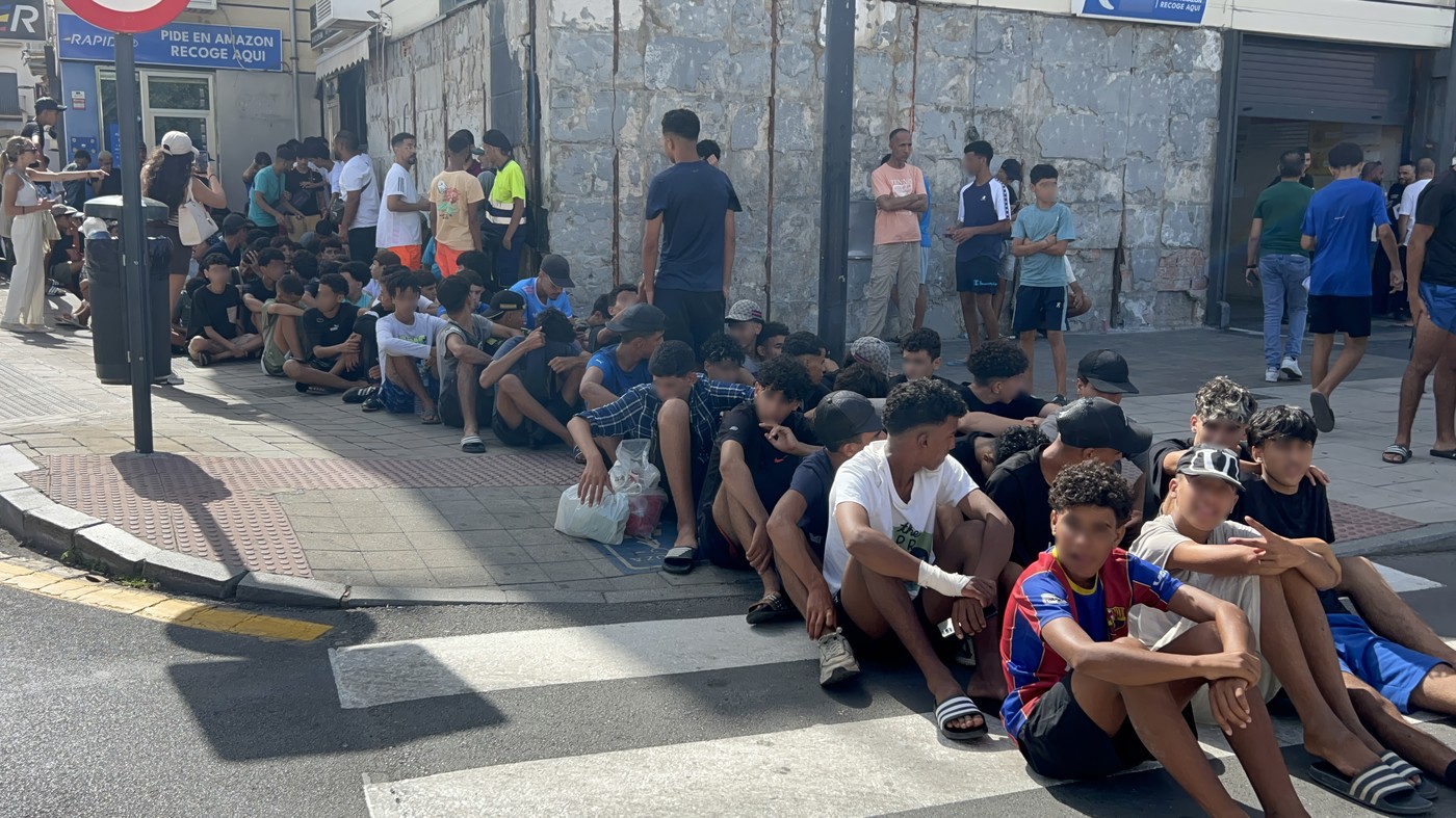 Mladoletni migranti v Ceuti