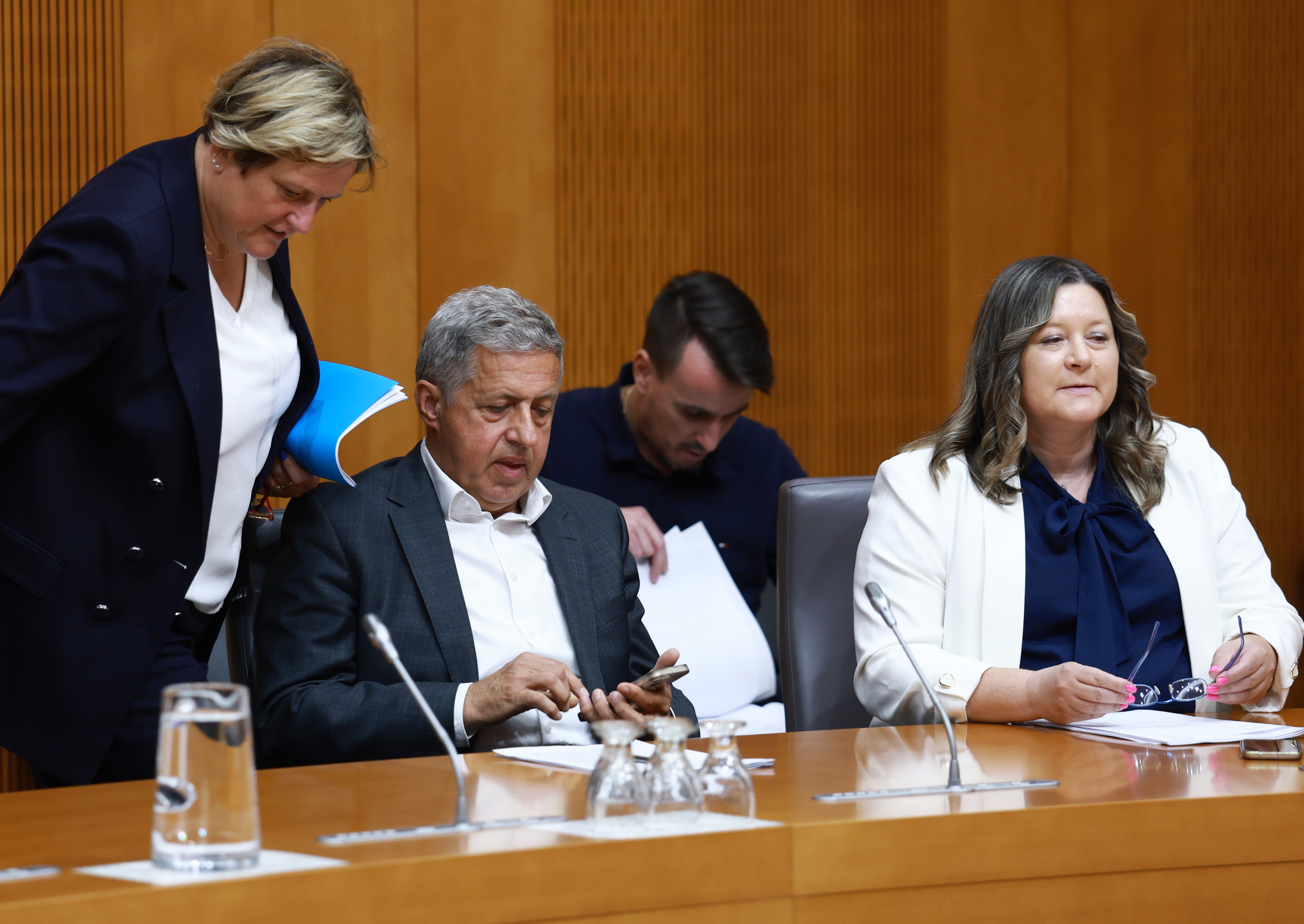 Jelka Godec, Janez Žakelj in Elena Zavadlav Ušaj
