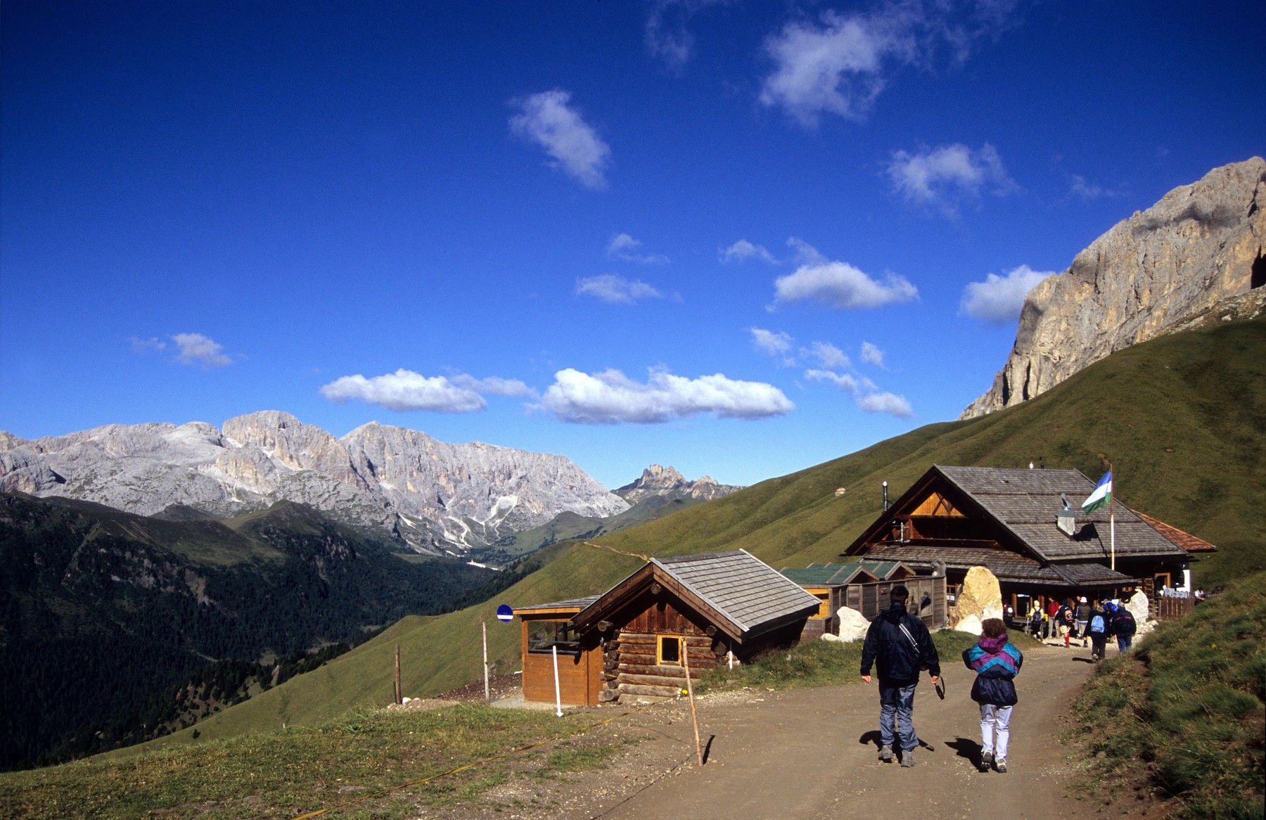 Koča Federico Augusto v Dolomitih