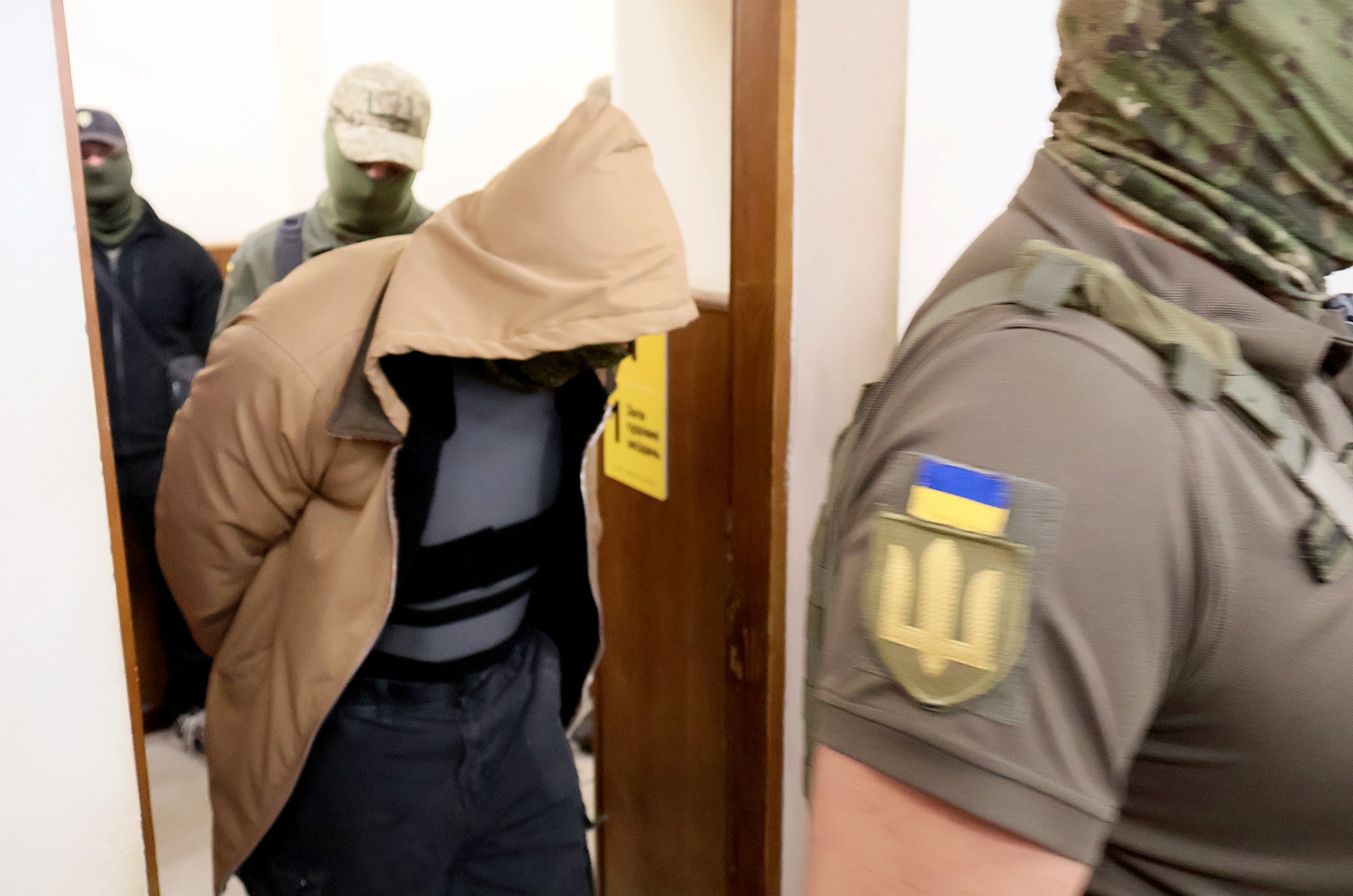 Vladislav Reut na sojenju za umor Berzovske v Kijevu