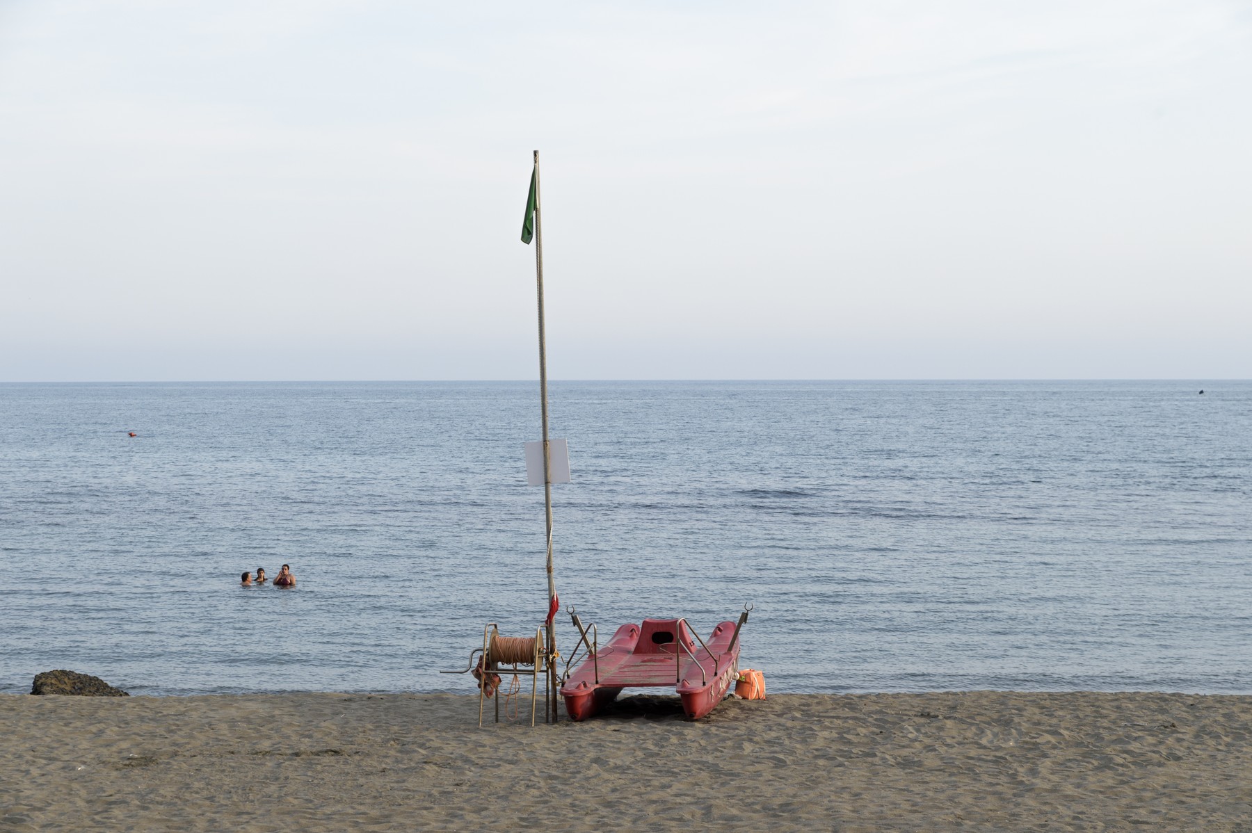 Plaža Lido di Ostia v Italiji