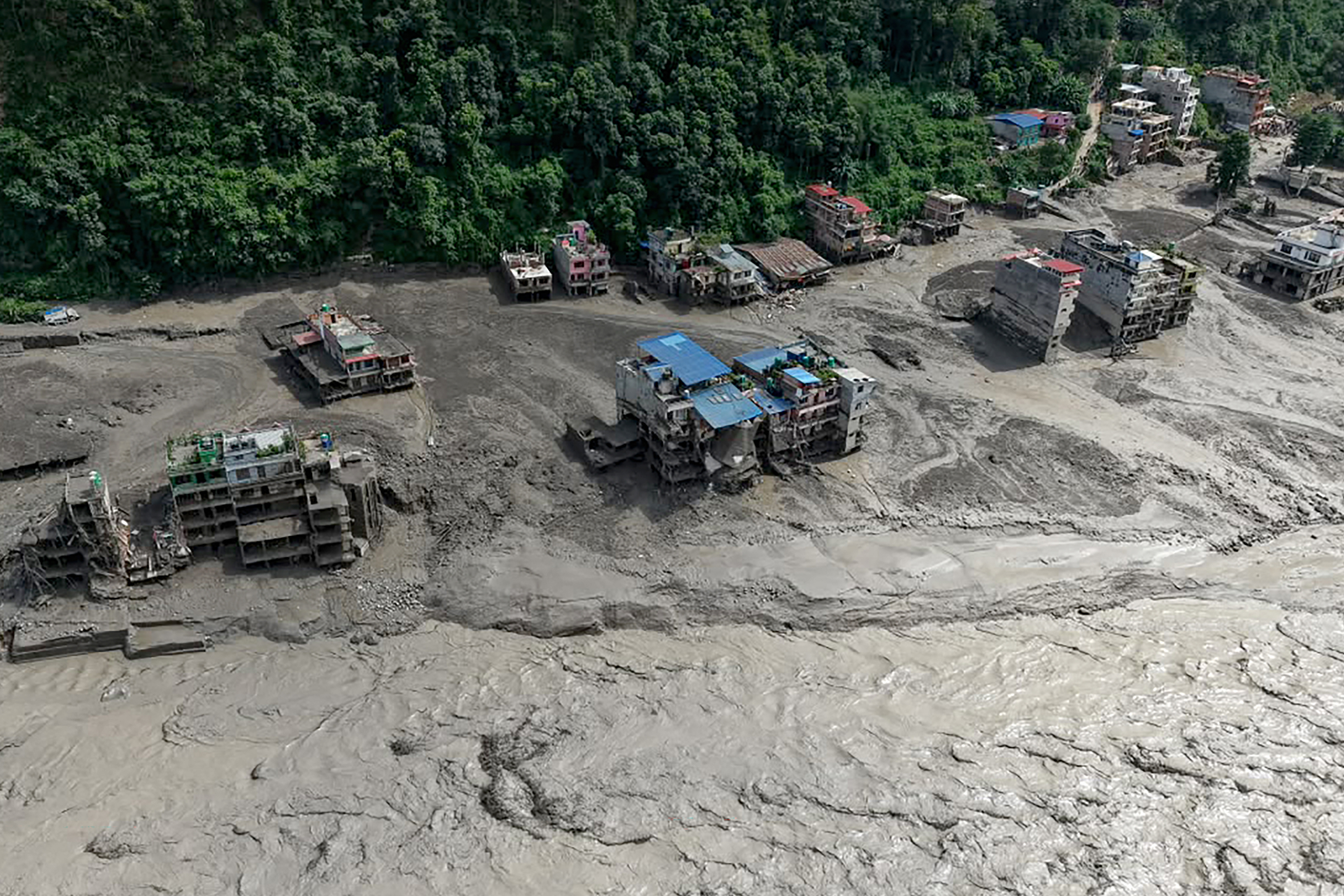Poplave v Nepalu.