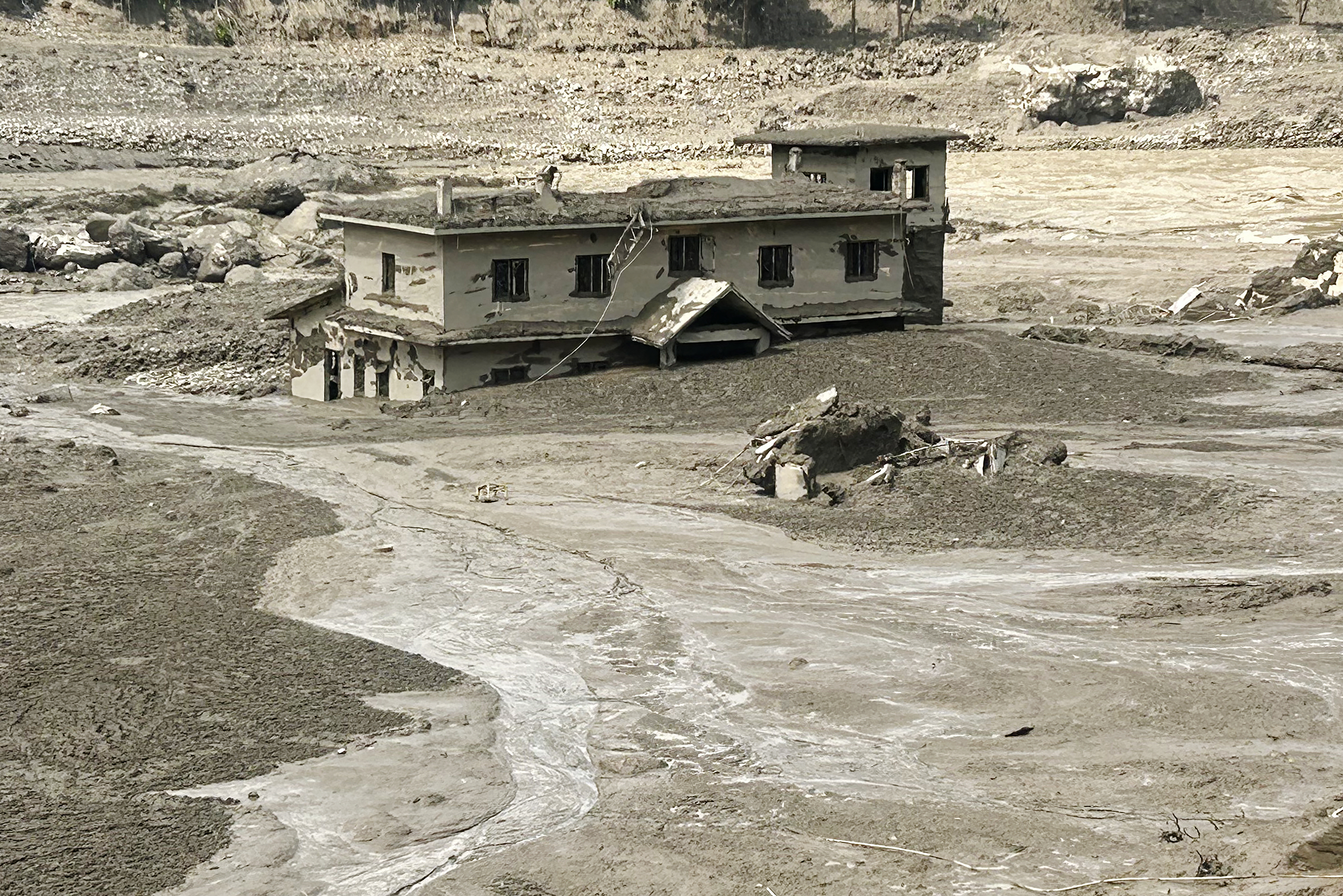 Poplave v Nepalu.