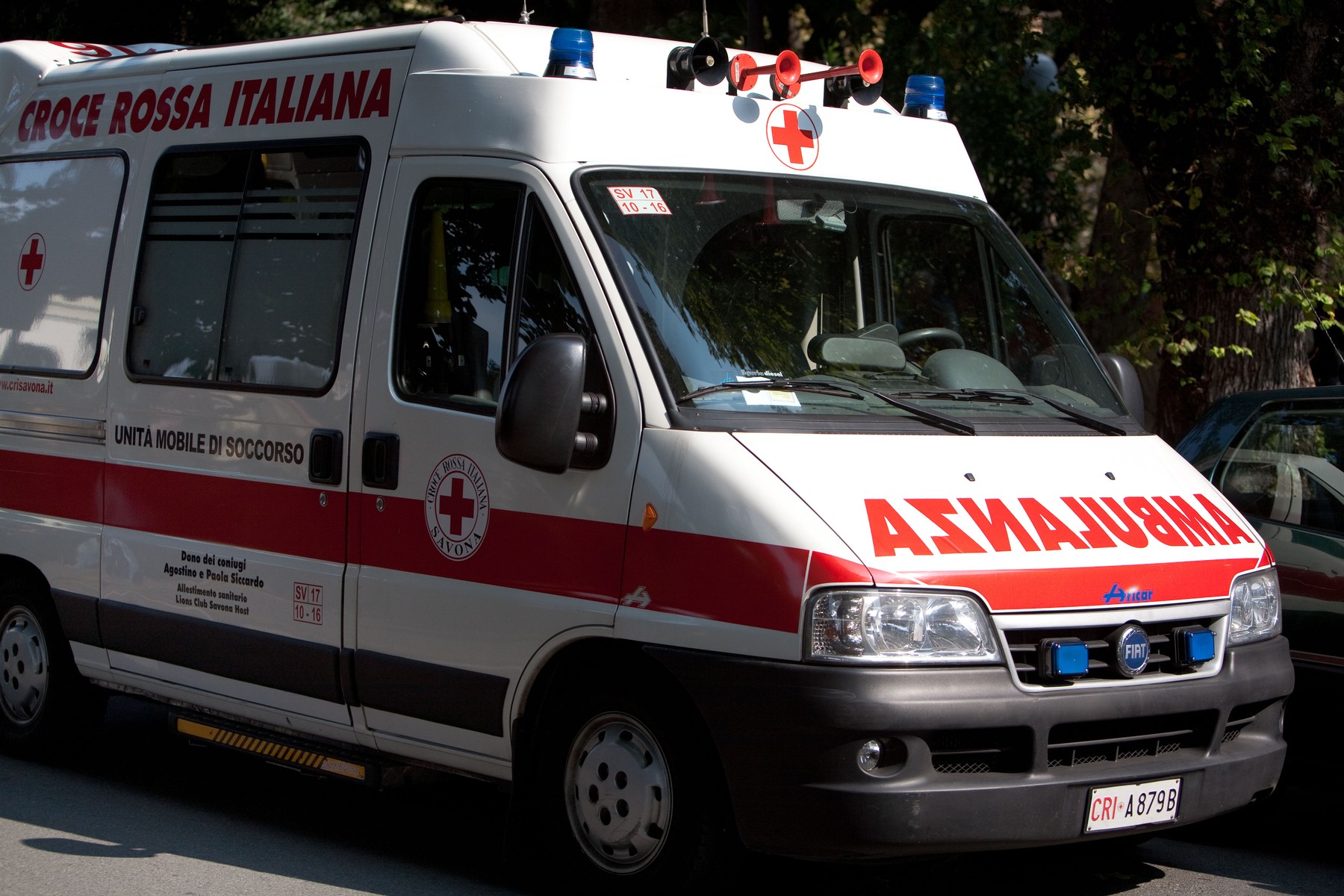 Italijansko reševalno vozilo