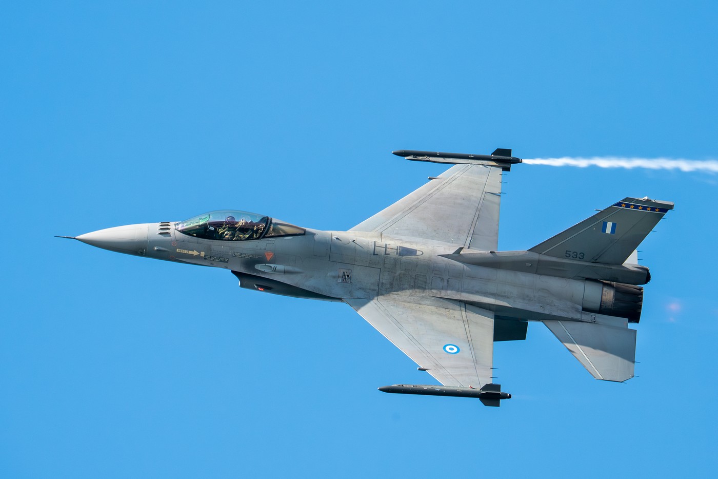 Grško lovsko letalo F-16C Viper