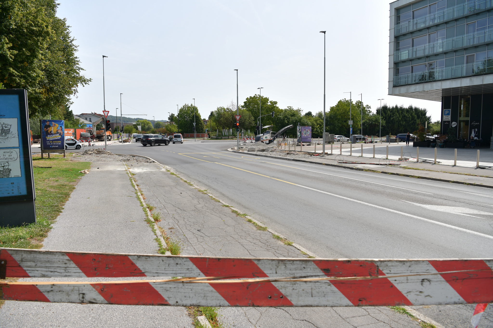 Obnova Barjanske ceste v Ljubljani