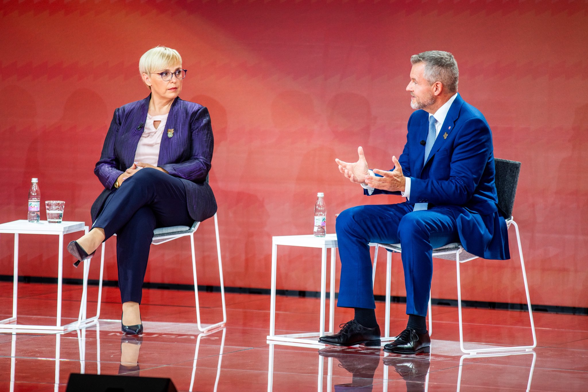 Nataša Pirc Musar in Peter Pellegrini