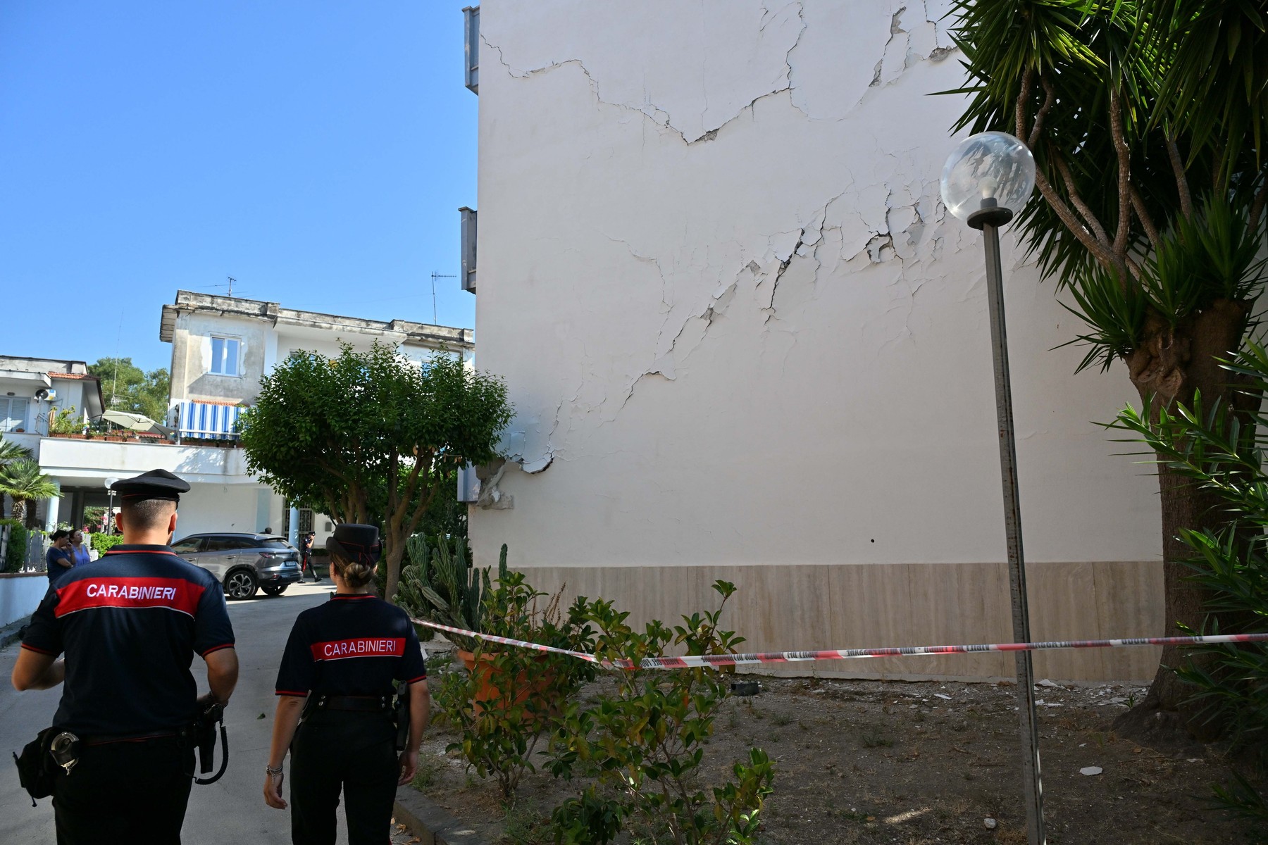 Damage assessment of the 4.7-magnitude earthquake at Campi Flegrei. Pozzuoli, Naples, August 1, 2026