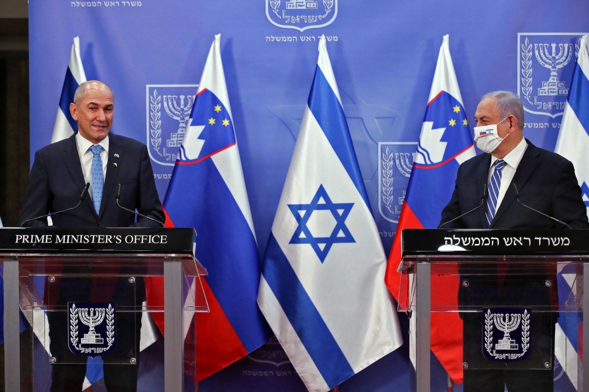 JANŠA in NETANJAHU v Izraelu leta 2020