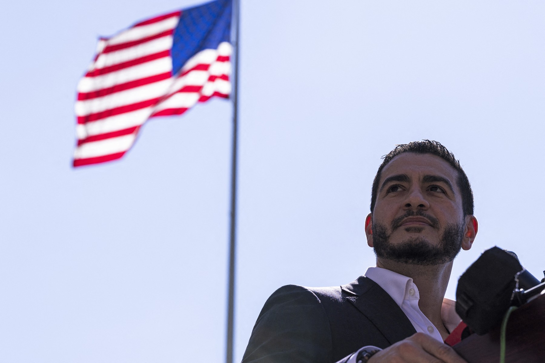DETROIT, MICHIGAN - AUGUST 05: Michigan Democratic Senate primary winner Abdul El-Sayed