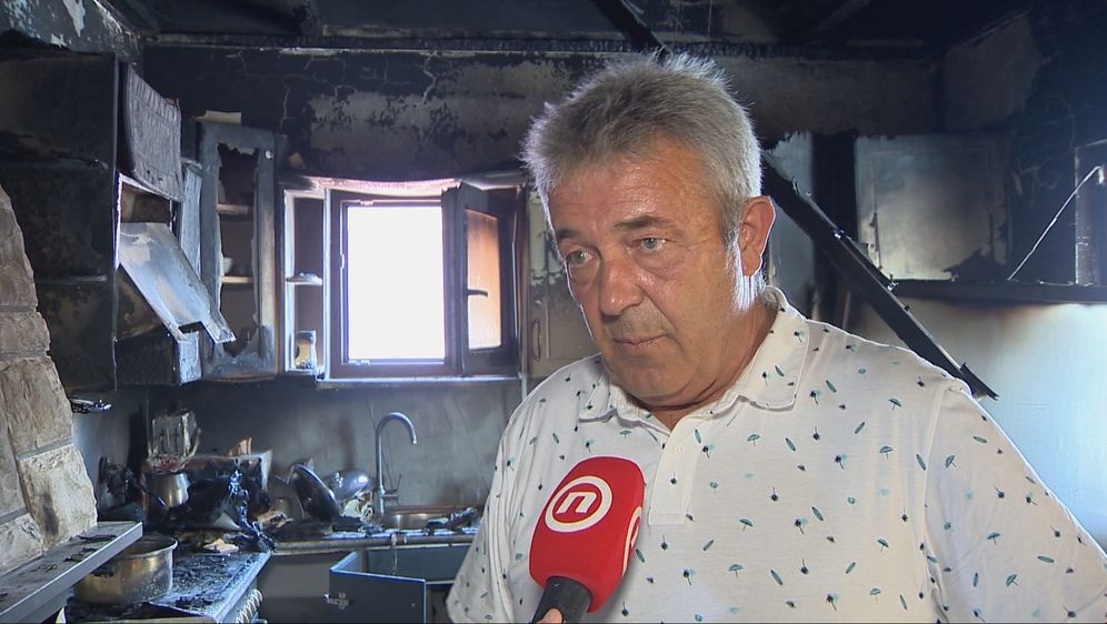 Požar v apartmaju v Poreču