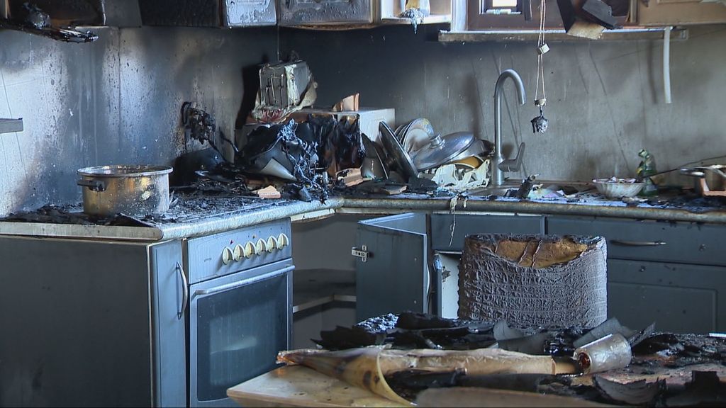 Požar v apartmaju v Poreču