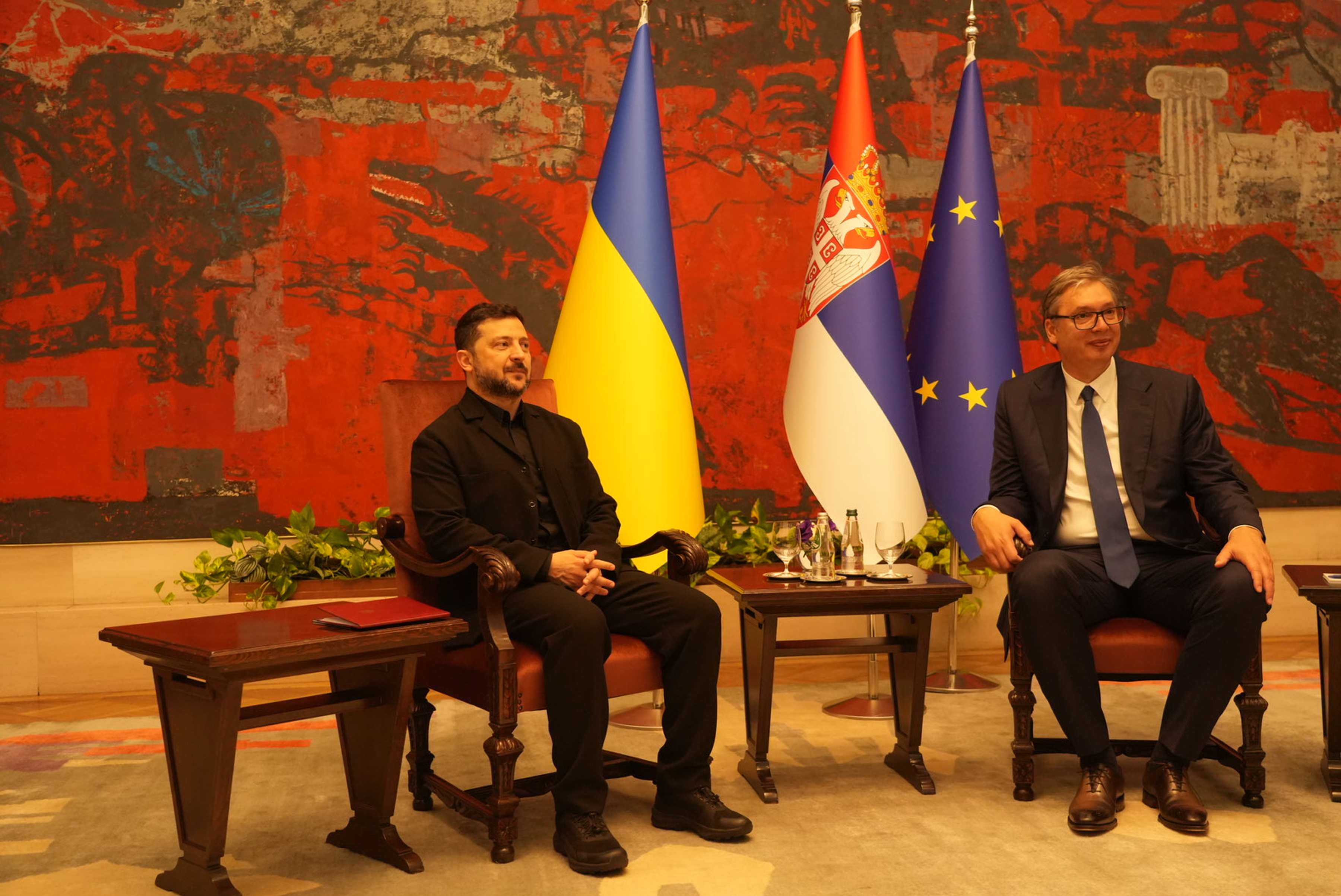 Aleksandar Vučić in Volodimir Zelenski