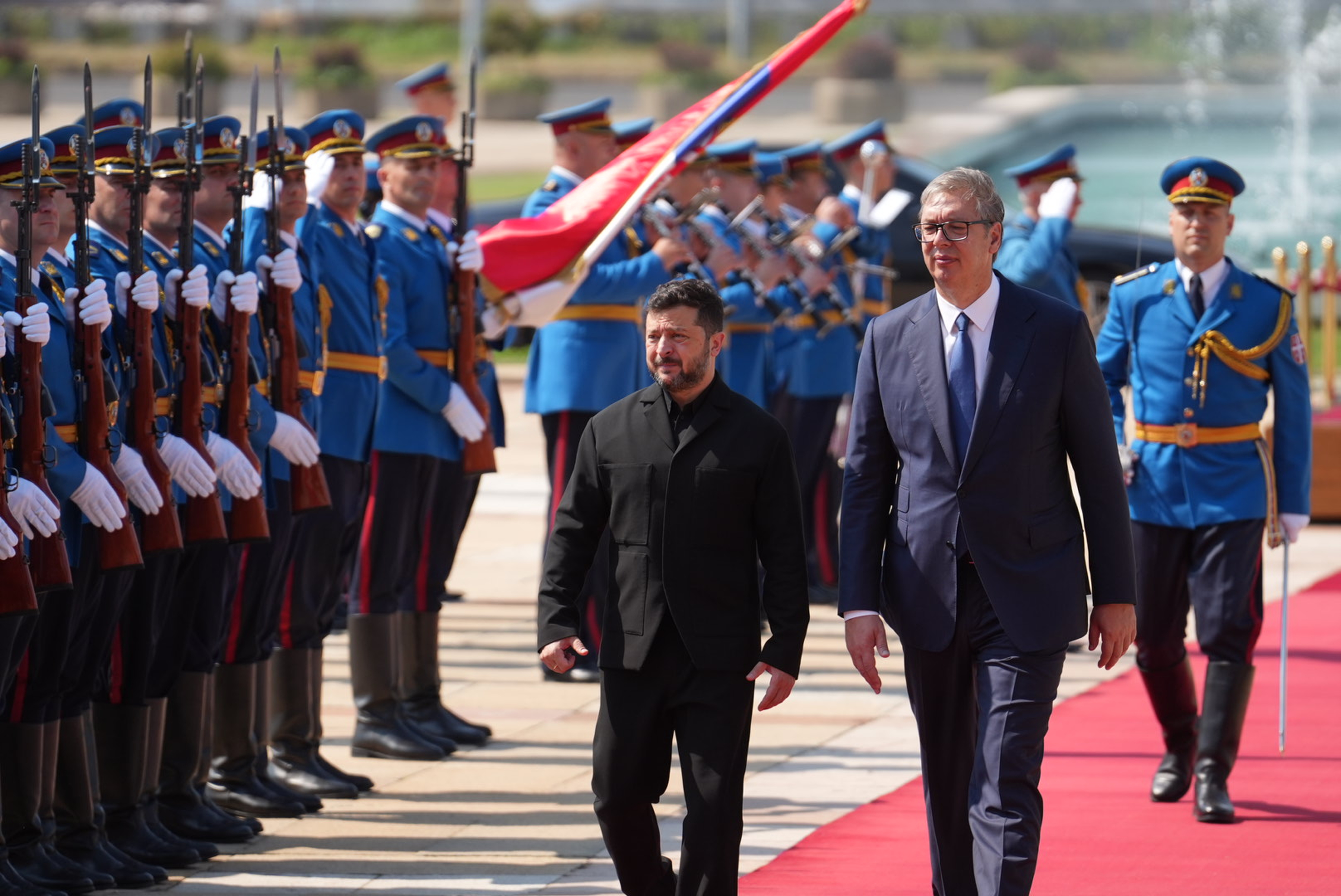 Aleksandar Vučić in Volodimir Zelenski